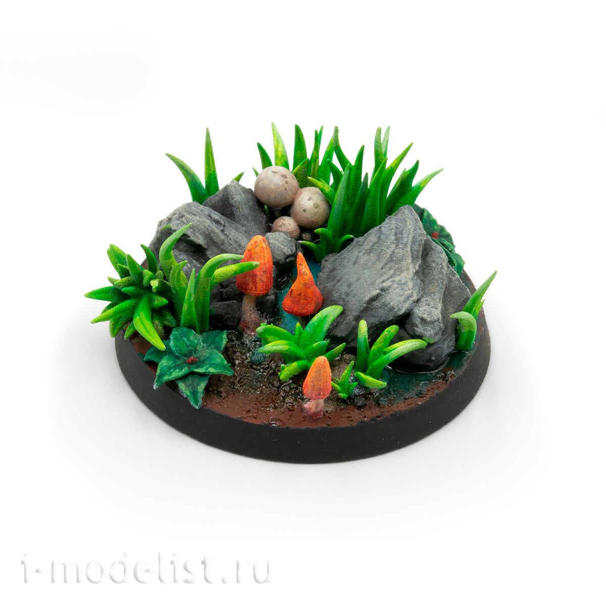 AKBIT0004 AK Interactive 3D-печать BASING BITS Лесные листья / Forest Leaves