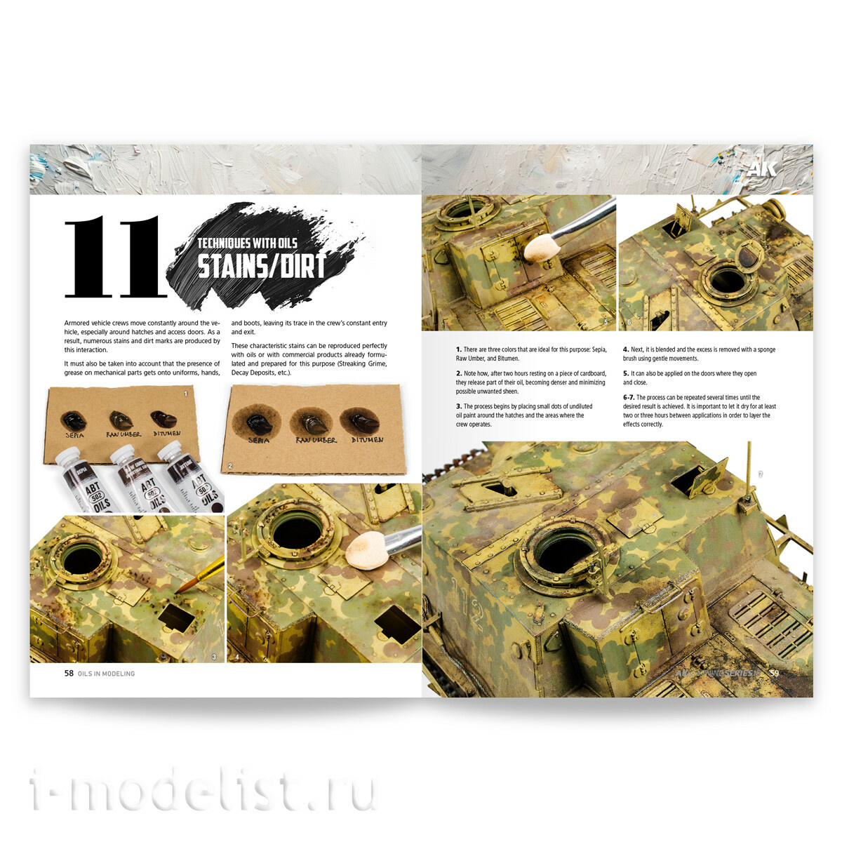 AK544 AK Interactive AK LEARNING 18: Масла в моделировании / OILS IN MODELING