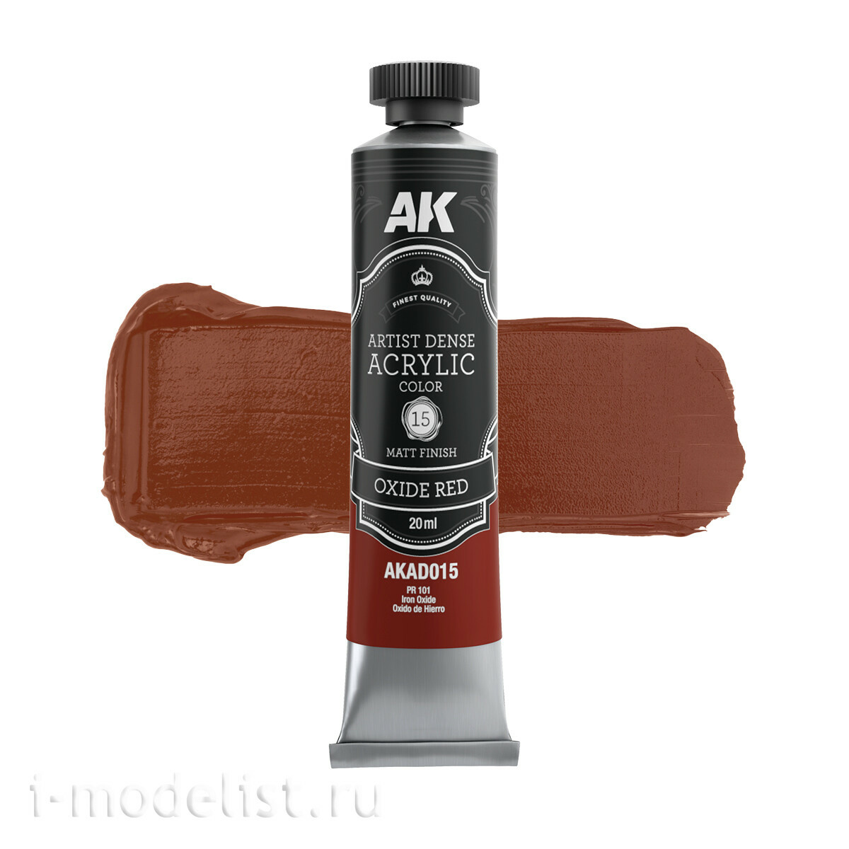 AKAD107 AK Interactive Набор красок красных цветов – художественный плотный акрил / Red Color Set – Artistic Dense Acrylic Color
