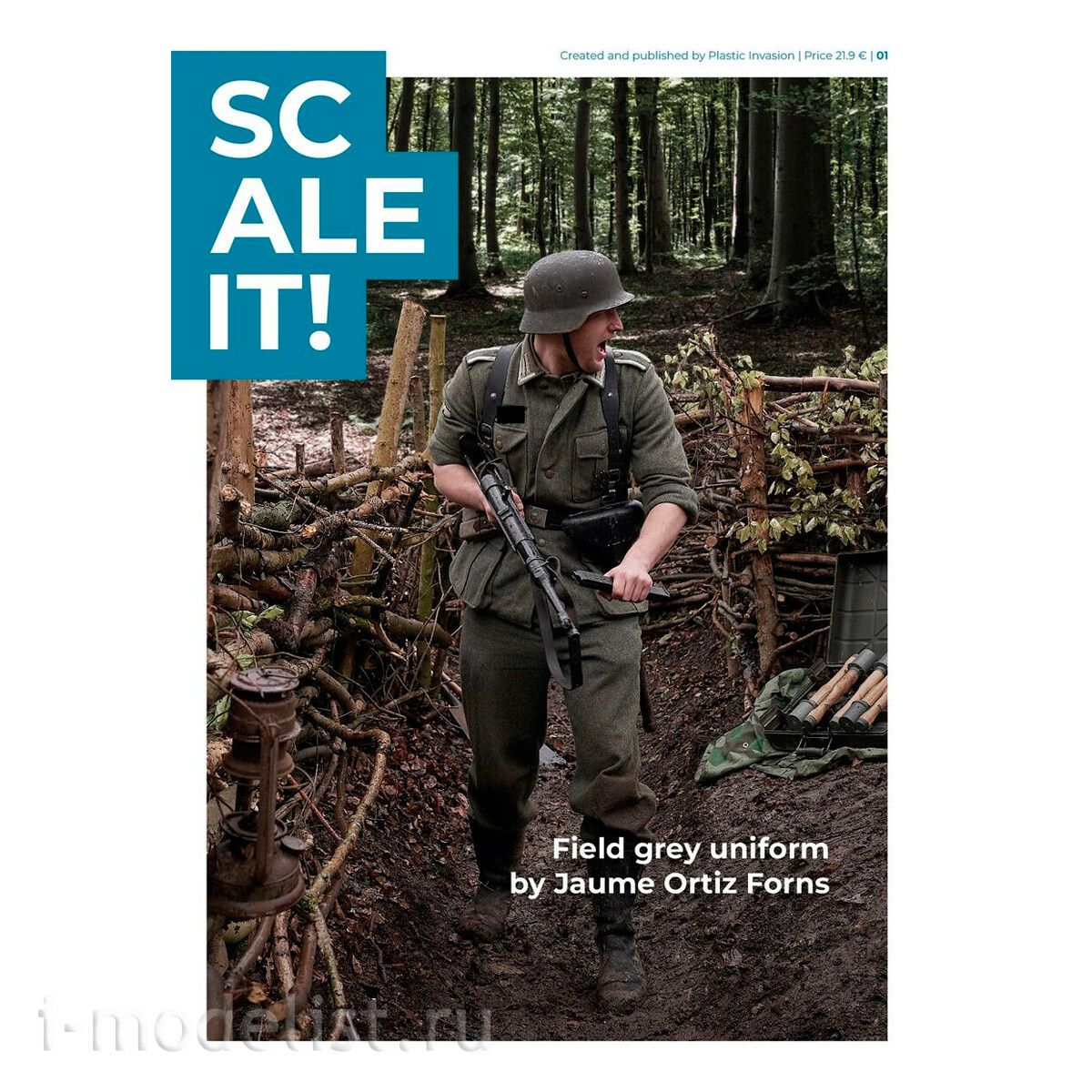 PINV-SCALE01 AK Interactive Журнал Scale it! #01 – Полевая серая униформа / Scale it! Magazine #01 – Field Gray Uniform (На английском языке)