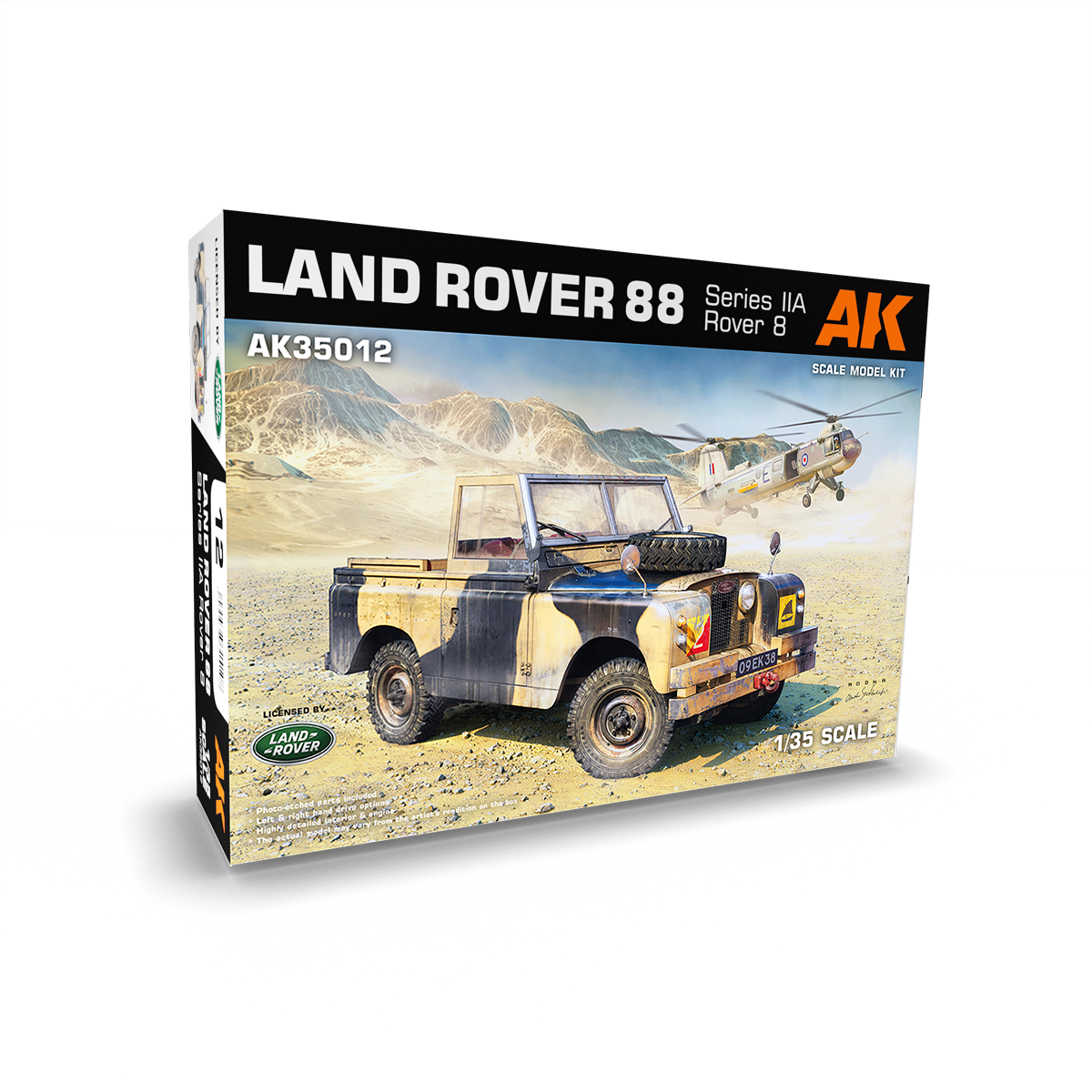 AK35012 AK Interactive 1/35 Внедорожник Land Rover 88 Series IIA