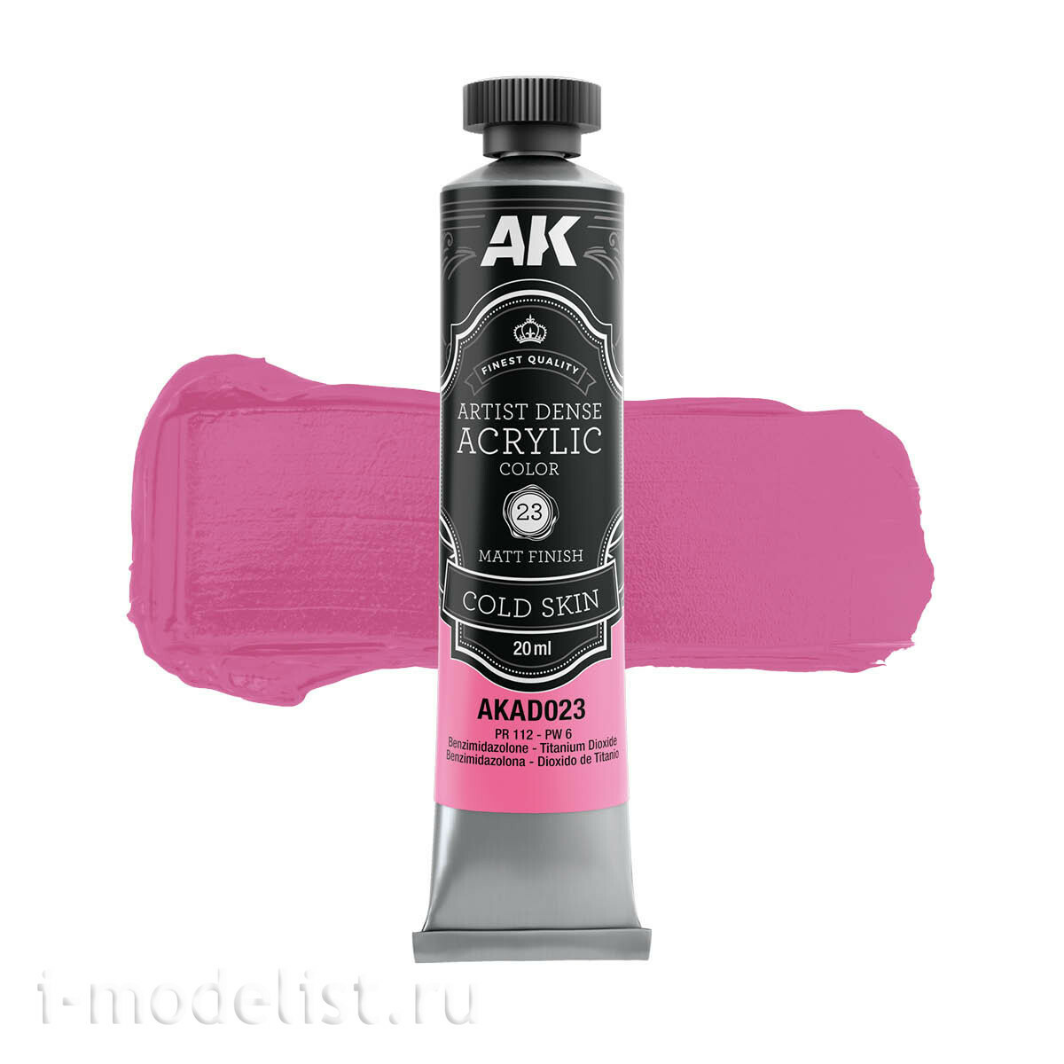 AKAD105 AK Interactive Набор красок телесных оттенков – художественный плотный акрил / Flesh Color Set – Artistic Dense Acrylic Color