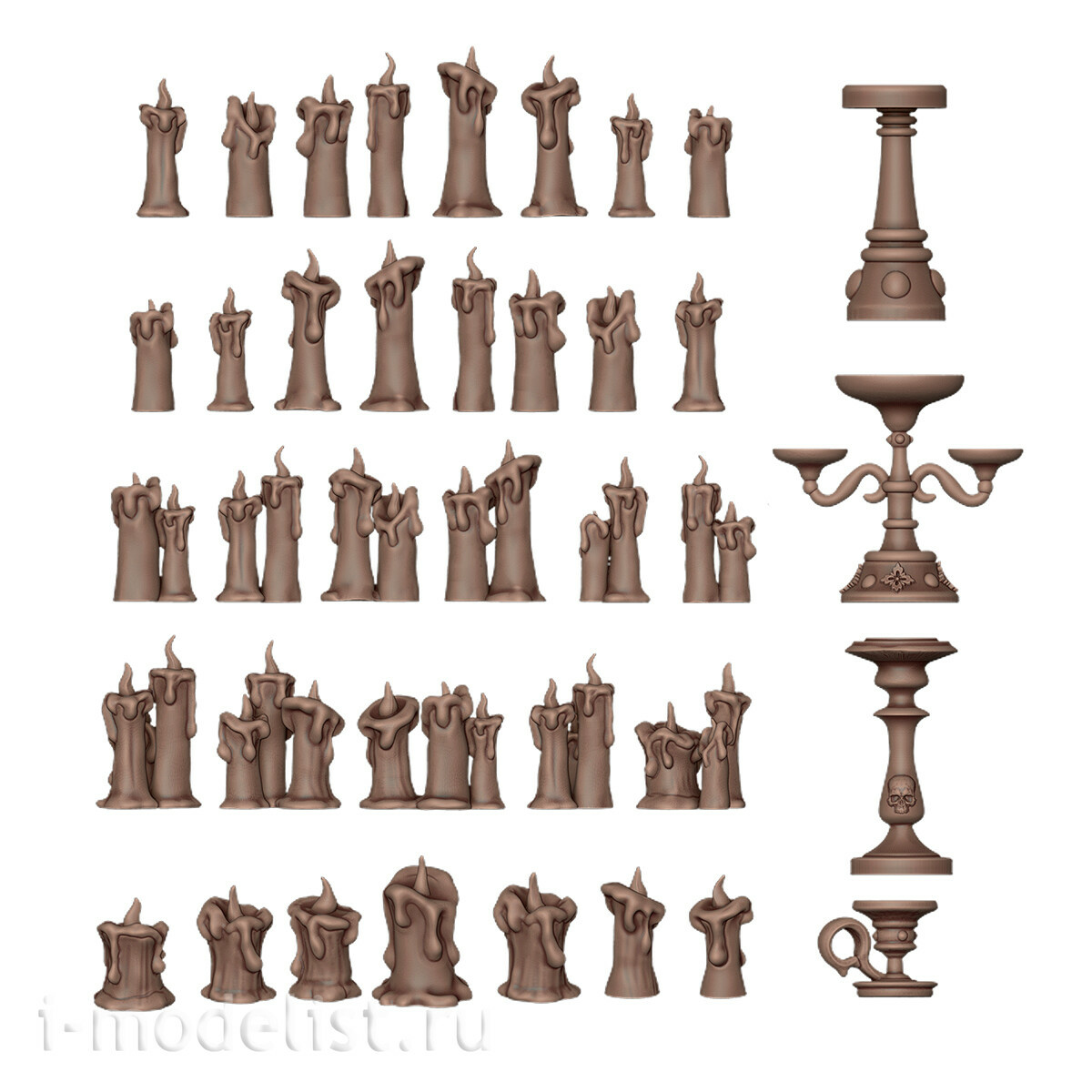 AKBIT0008 AK Interactive 3D-печать BASING BITS Свечи / Candles