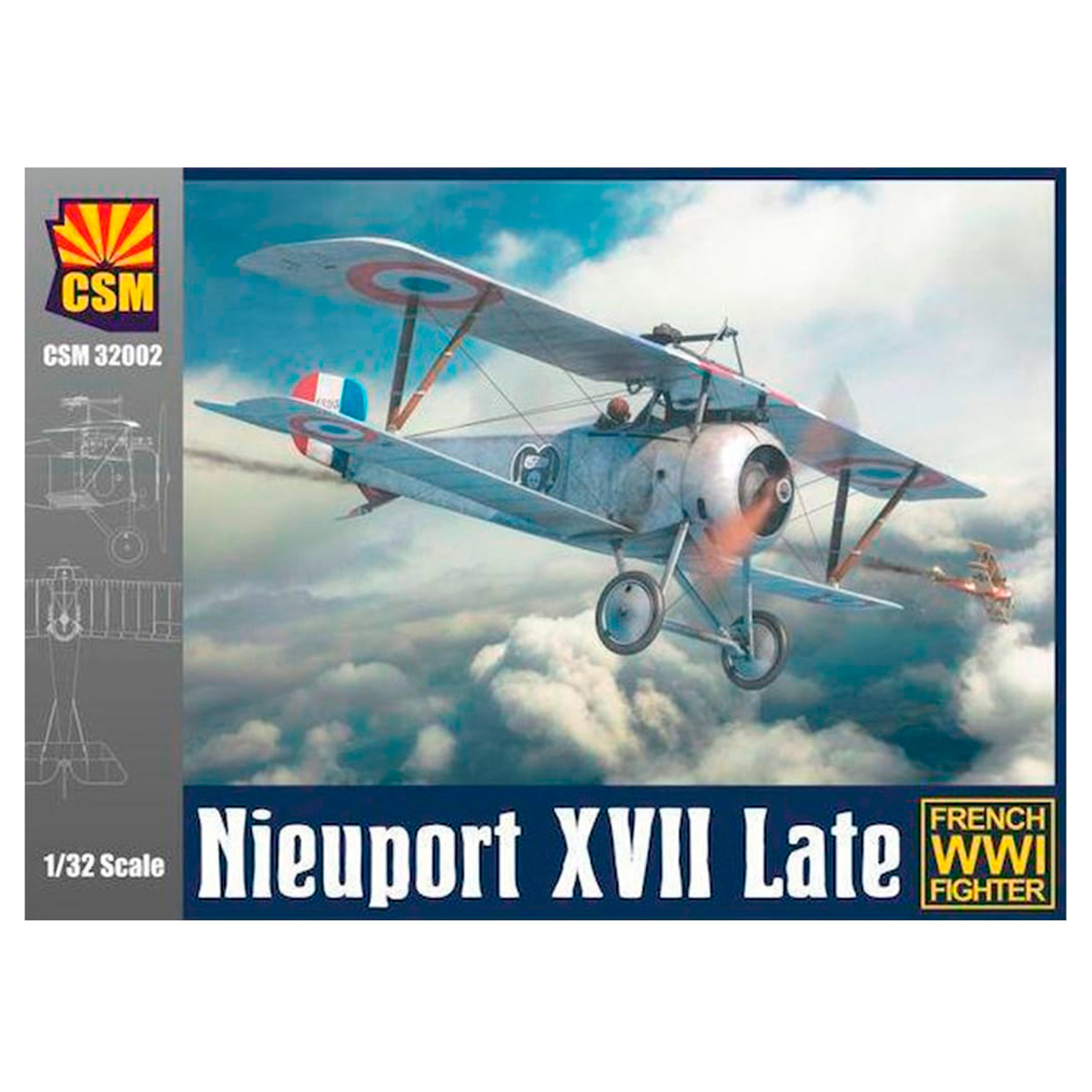 CSM32002 Copper State Models 1/32 Самолёт Nieuport XVII (поздний)