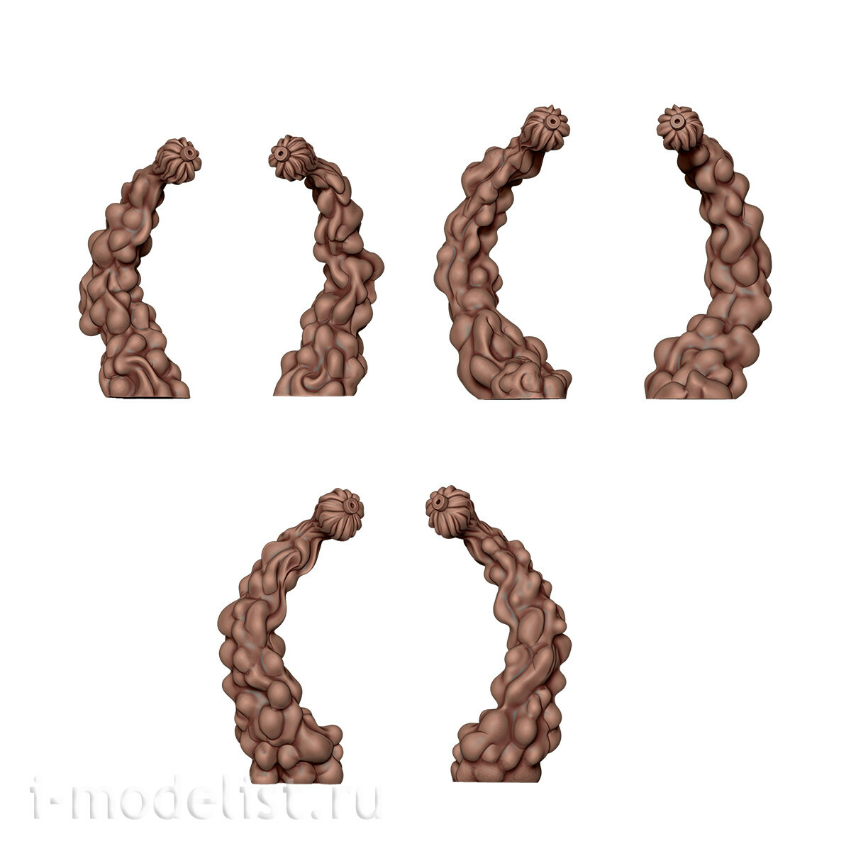AKBIT0016 AK Interactive 3D-печать BASING BITS Эффект огня из ранца / Jump-pack Trail FX