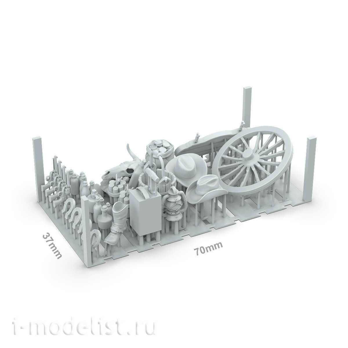 AKBIT0052 AK Interactive 3D-печать BASING BITS Дикий Запад / Far West
