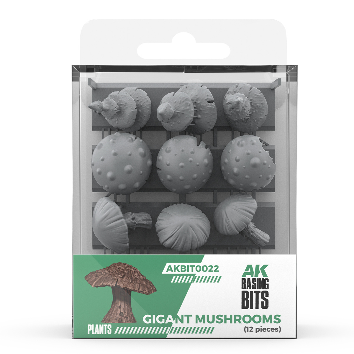 AKBIT0022 AK Interactive 3D-печать BASING Гигантские грибы / Gigant Mushrooms