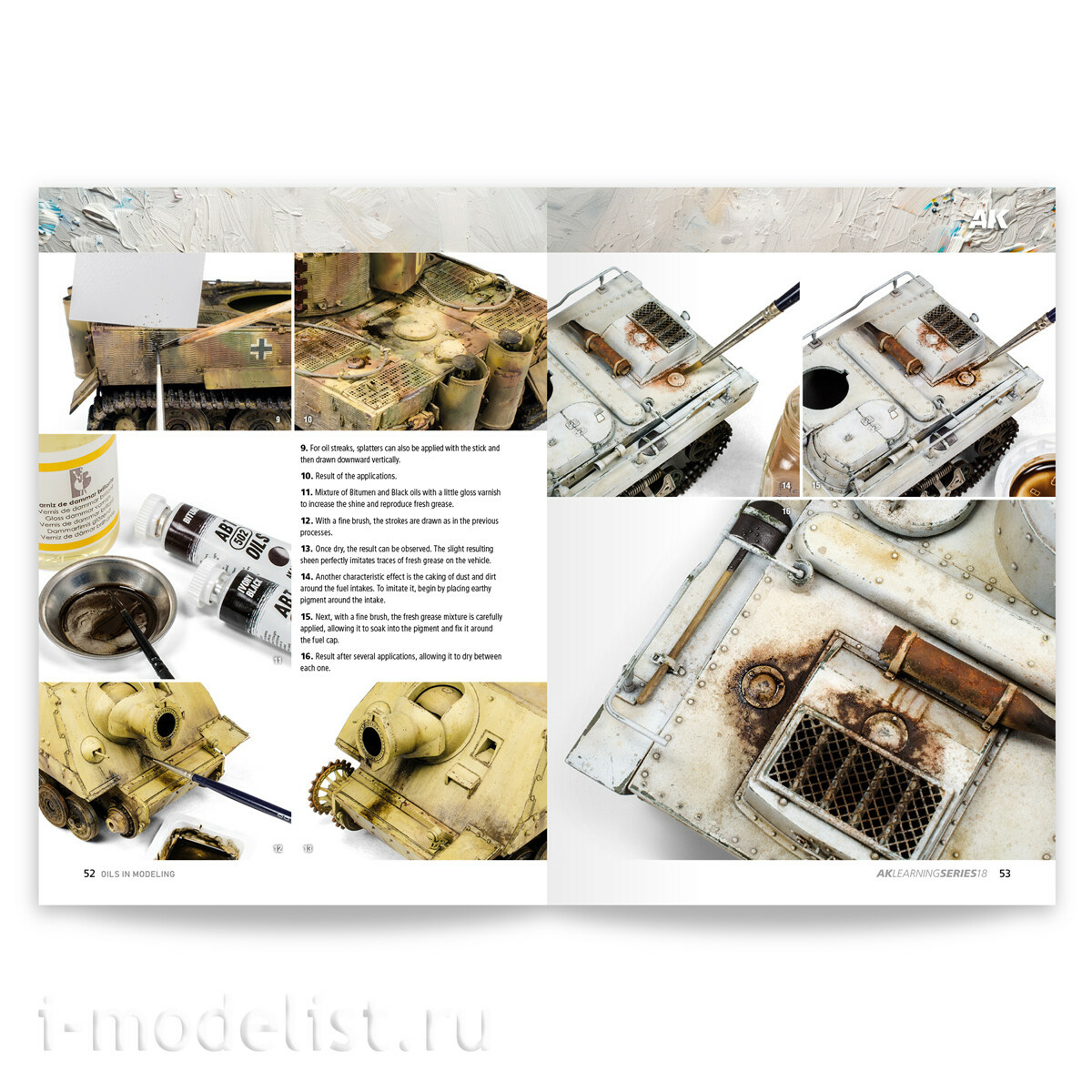 AK544 AK Interactive AK LEARNING 18: Масла в моделировании / OILS IN MODELING