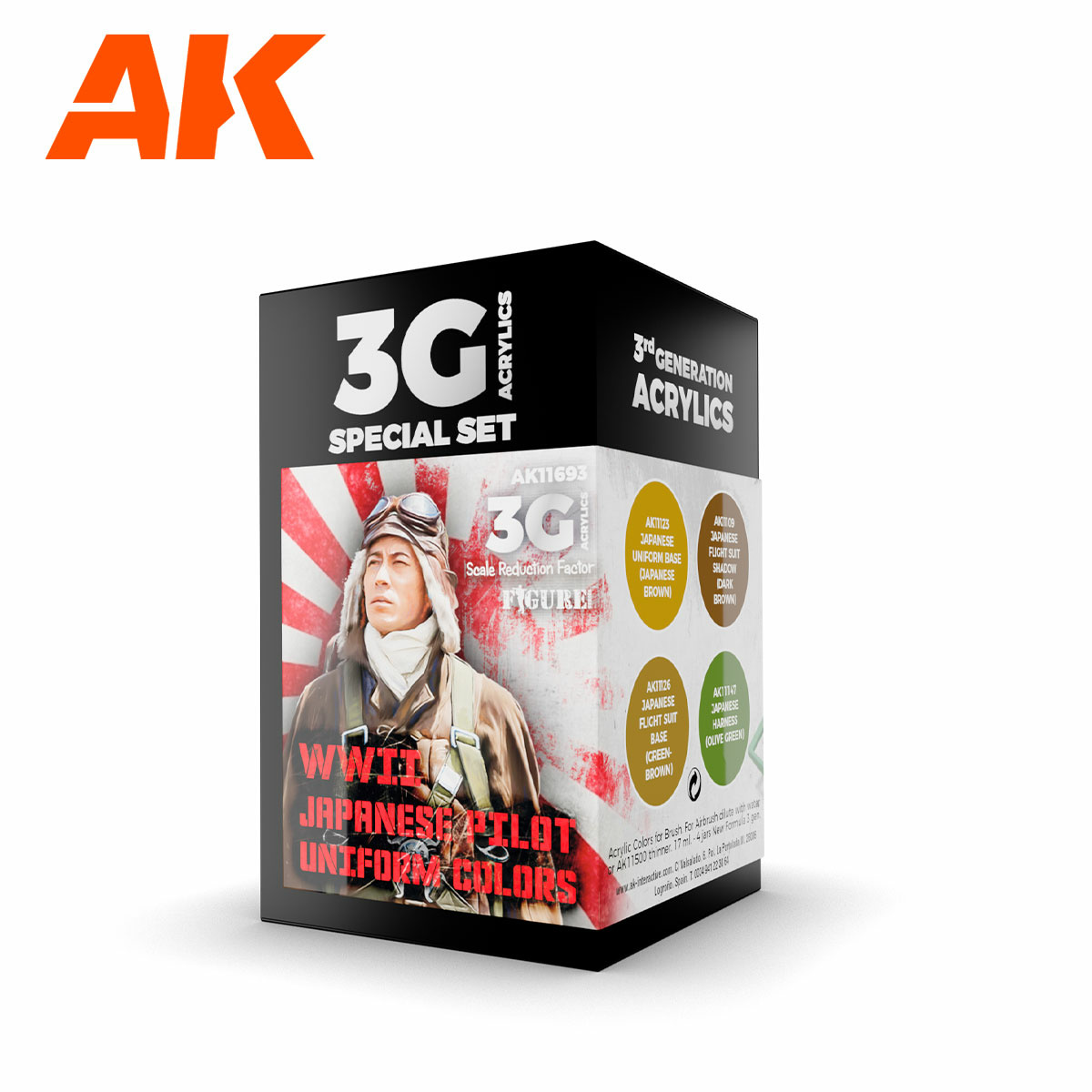 AK11693 AK Interactive Набор акриловых красок 