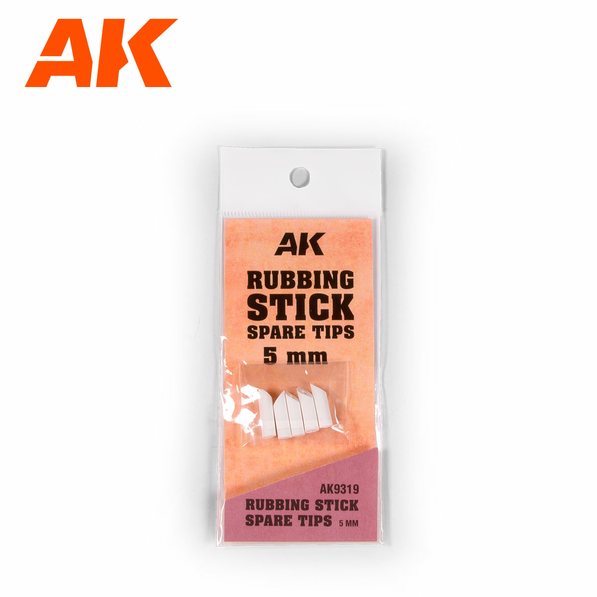 AK9319 AK Interactive Запасные наконечники для втирающей палочки диаметром 5 мм / 5mm Rubbing Stick Spare Tips