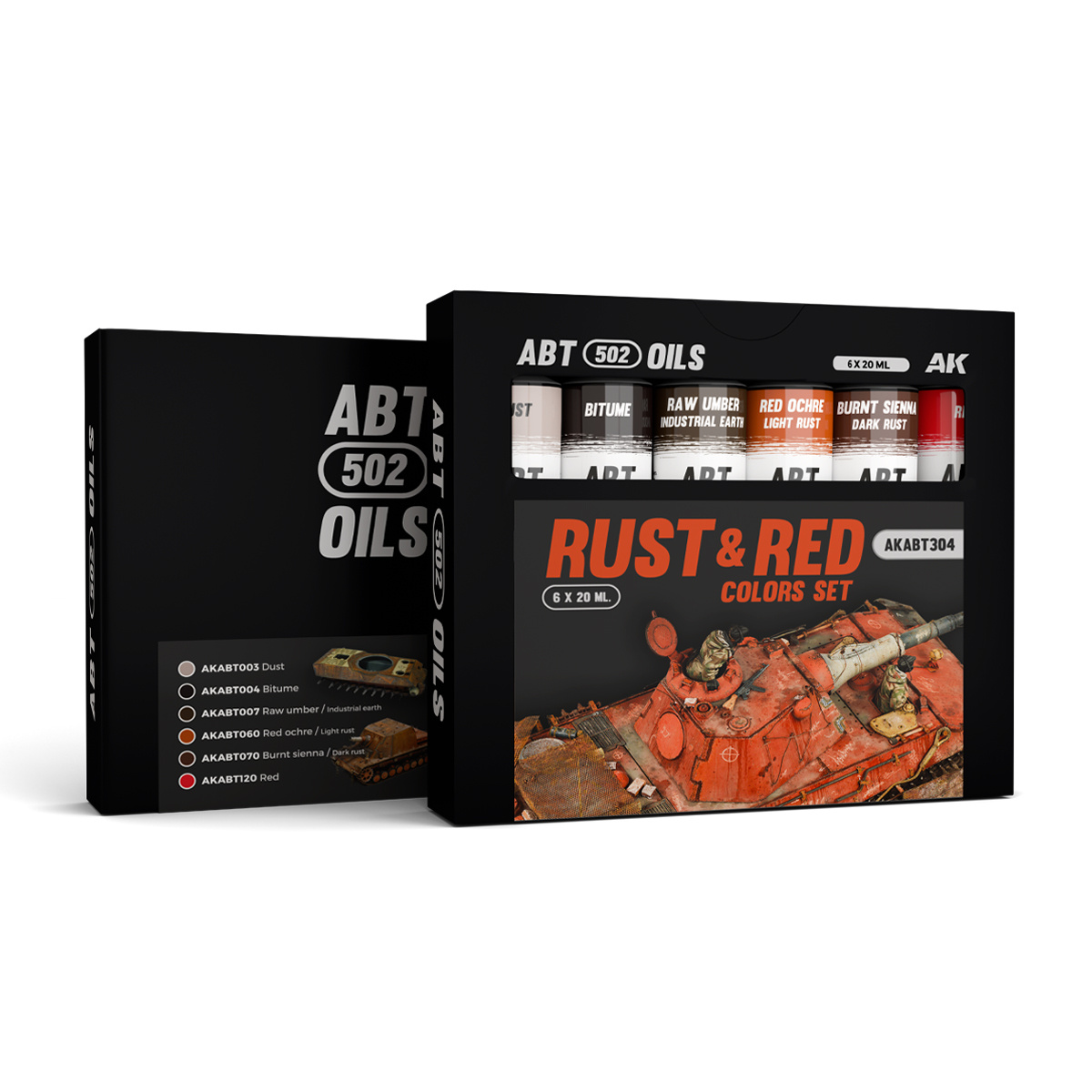 AKABT304 Abteilung 502 Набор красок Набор ржаво-красных оттенков / Rust and Red Color Set