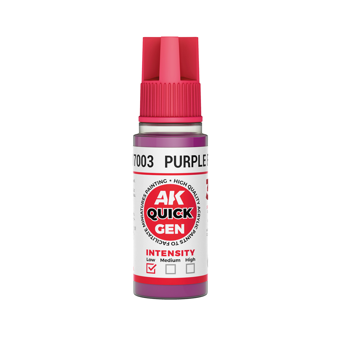 AK17003 AK Interactive Краска акриловая QUICK GEN - Фиолетовая плоть / PURPLE FLESH
