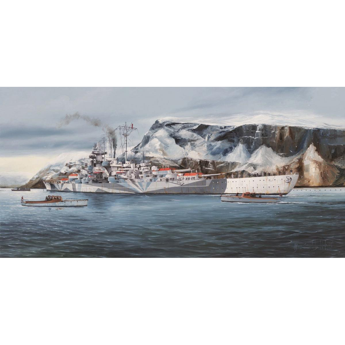 05359 Трубач 1/350 Немецкий линкор 