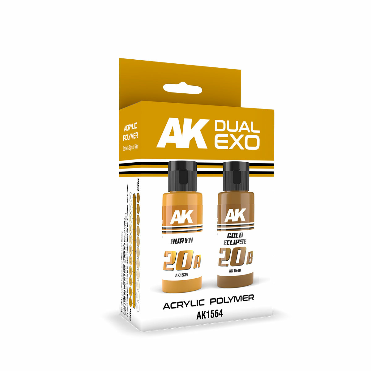 AK1564 AK Interactive Набор красок Dual Exo - 20A орин & 20B золотое затмение