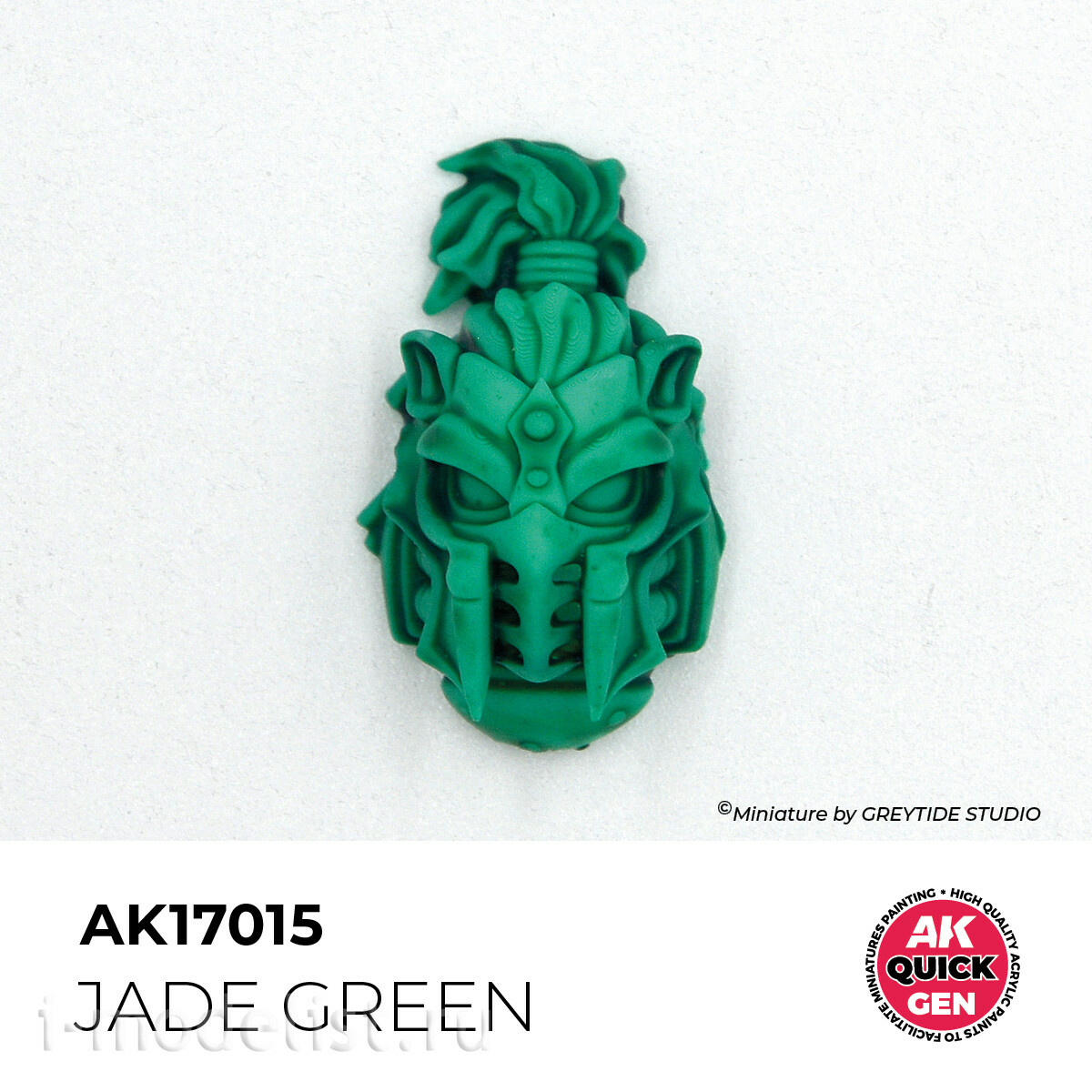 AK17015 AK Interactive Краска акриловая QUICK GEN - Нефритово-зелёный / JADE GREEN