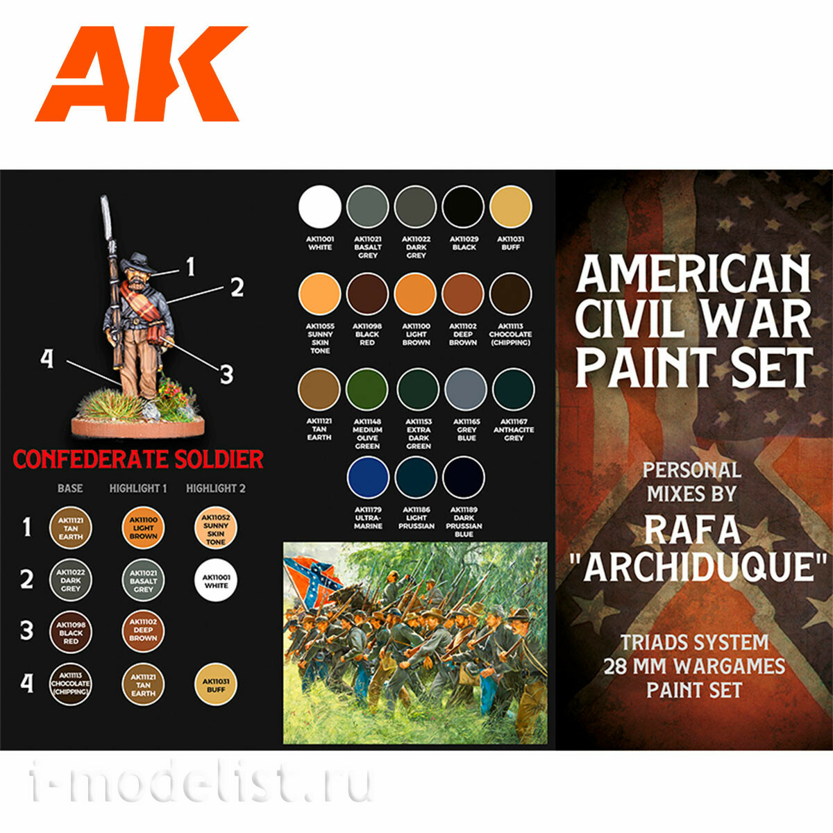 AK11764 AK Interactive Набор акриловых красок 