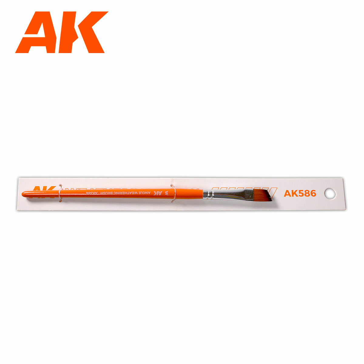 AK586 AK Interactive Угловатая кисть для везеринга