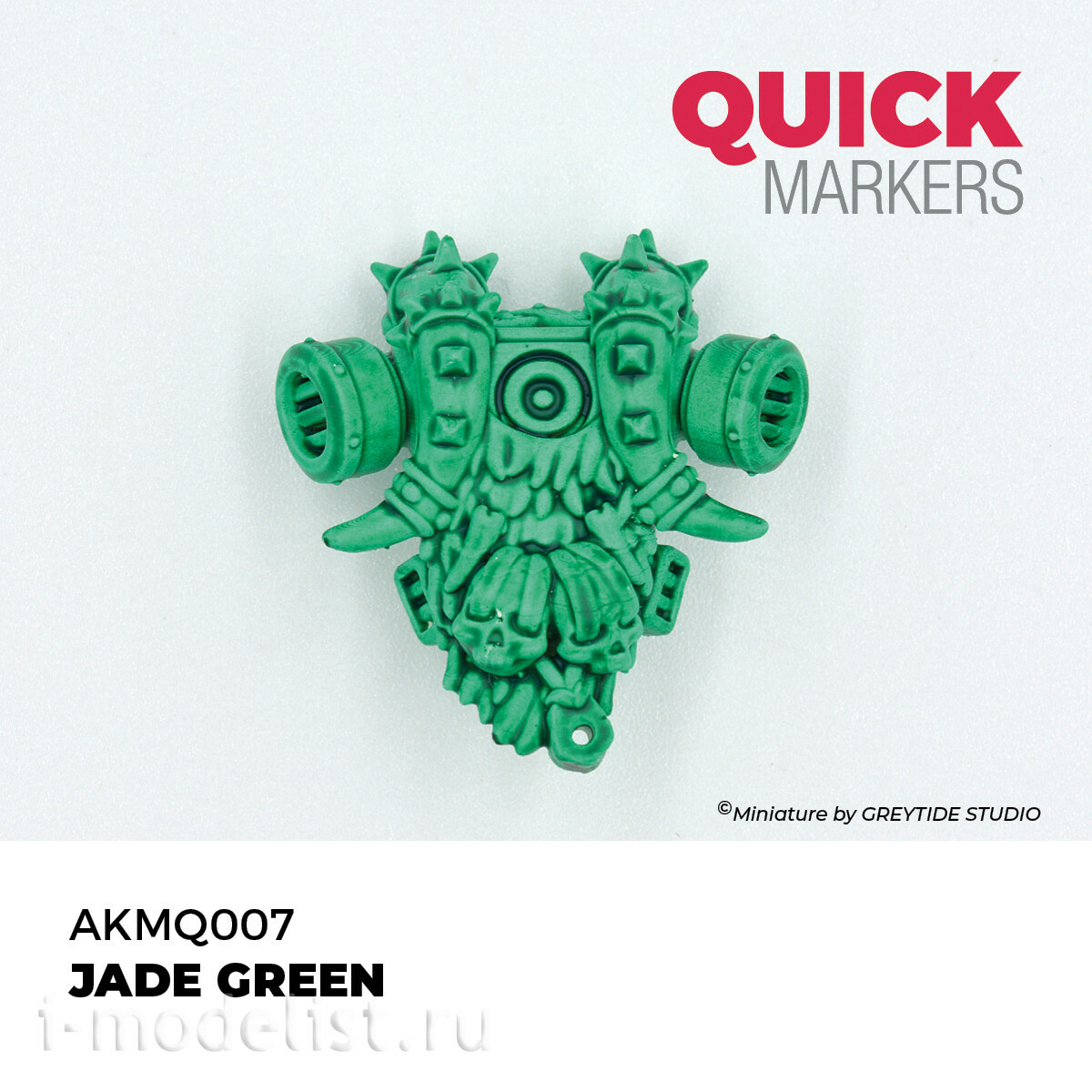 AKMQ007 AK Interactive Маркер QUICK MARKER - Нефритово-зелёный / Jade Green