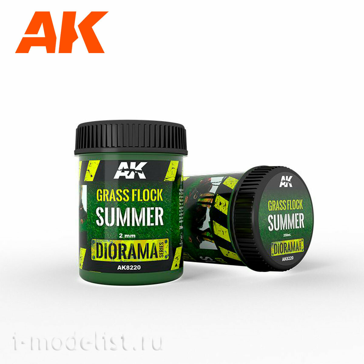 AK8220 AK Interactive Летняя трава флок, 2 мм