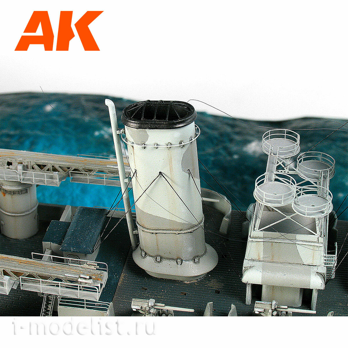 AK9136 AK Interactive Cверхтонкая эластичная такелажная катушка (подходит для масштабов 1:35, 1:32, 1:48, 1:350)