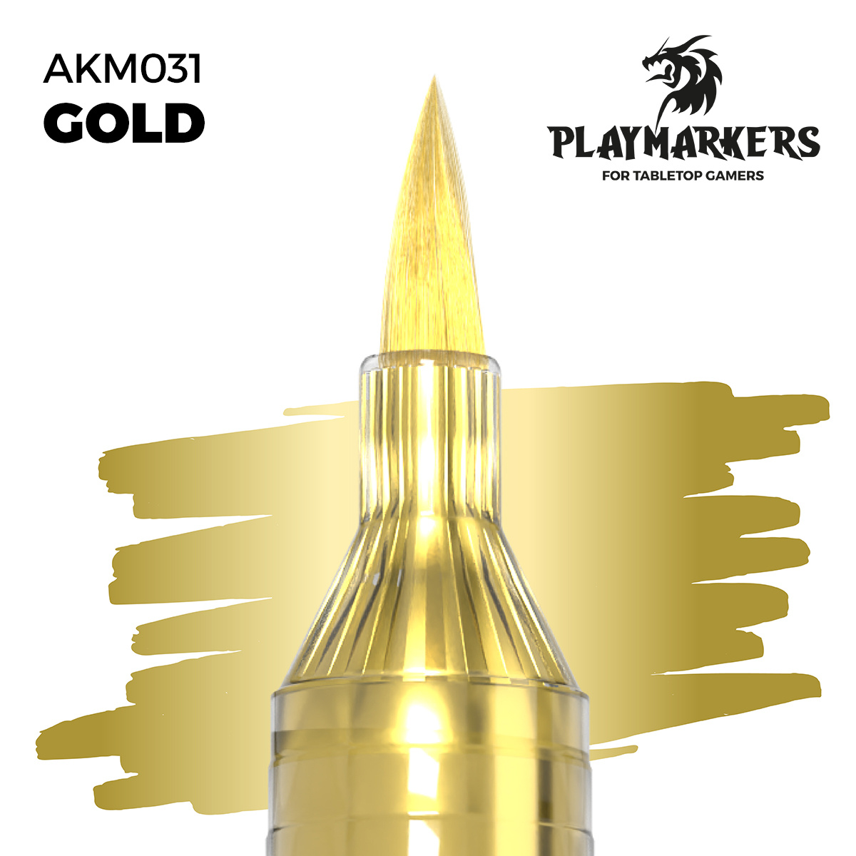 AKM031 AK Interactive Акриловый маркер PLAYMARKER - Золотой / GOLD – PLAYMARKER