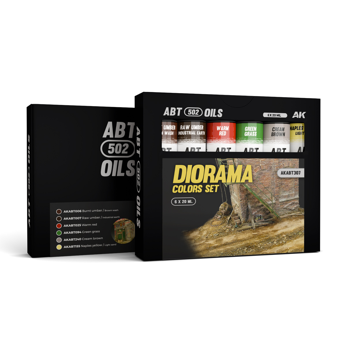 AKABT307 Abteilung 502 Набор красок Цвета для диорамы / Diorama Colors Set
