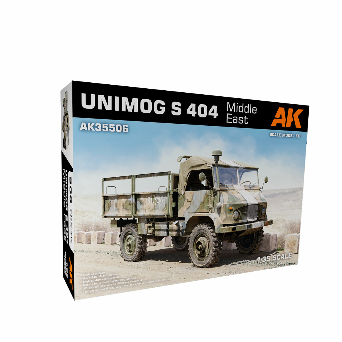AK35506 AK Interactive 1/35 Внедорожник Unimog-S 404, Ближний Восток