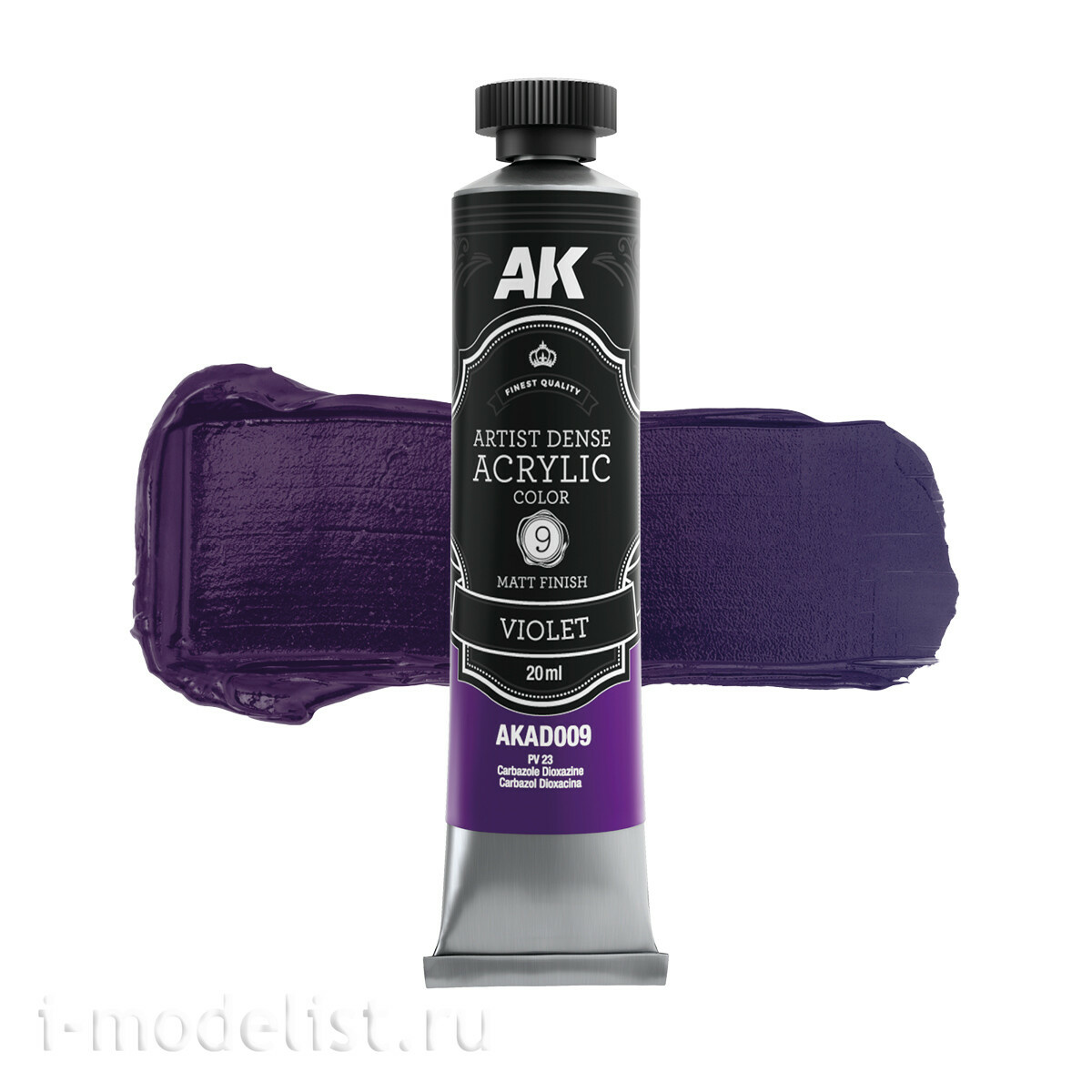 AKAD102 AK Interactive Набор акриловых красок ARTISTIC DENSE - Первичный и вторичный / PRIMARY & SECONDARY SET – ARTISTIC DENSE ACRYLIC COLOR
