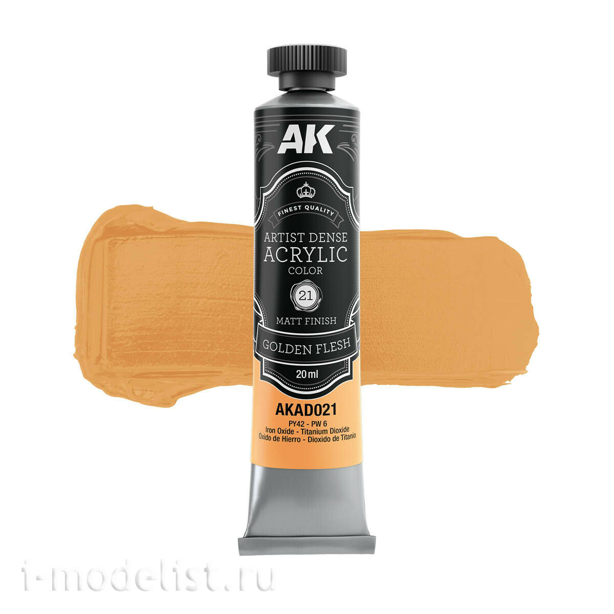 AKAD105 AK Interactive Набор красок телесных оттенков – художественный плотный акрил / Flesh Color Set – Artistic Dense Acrylic Color
