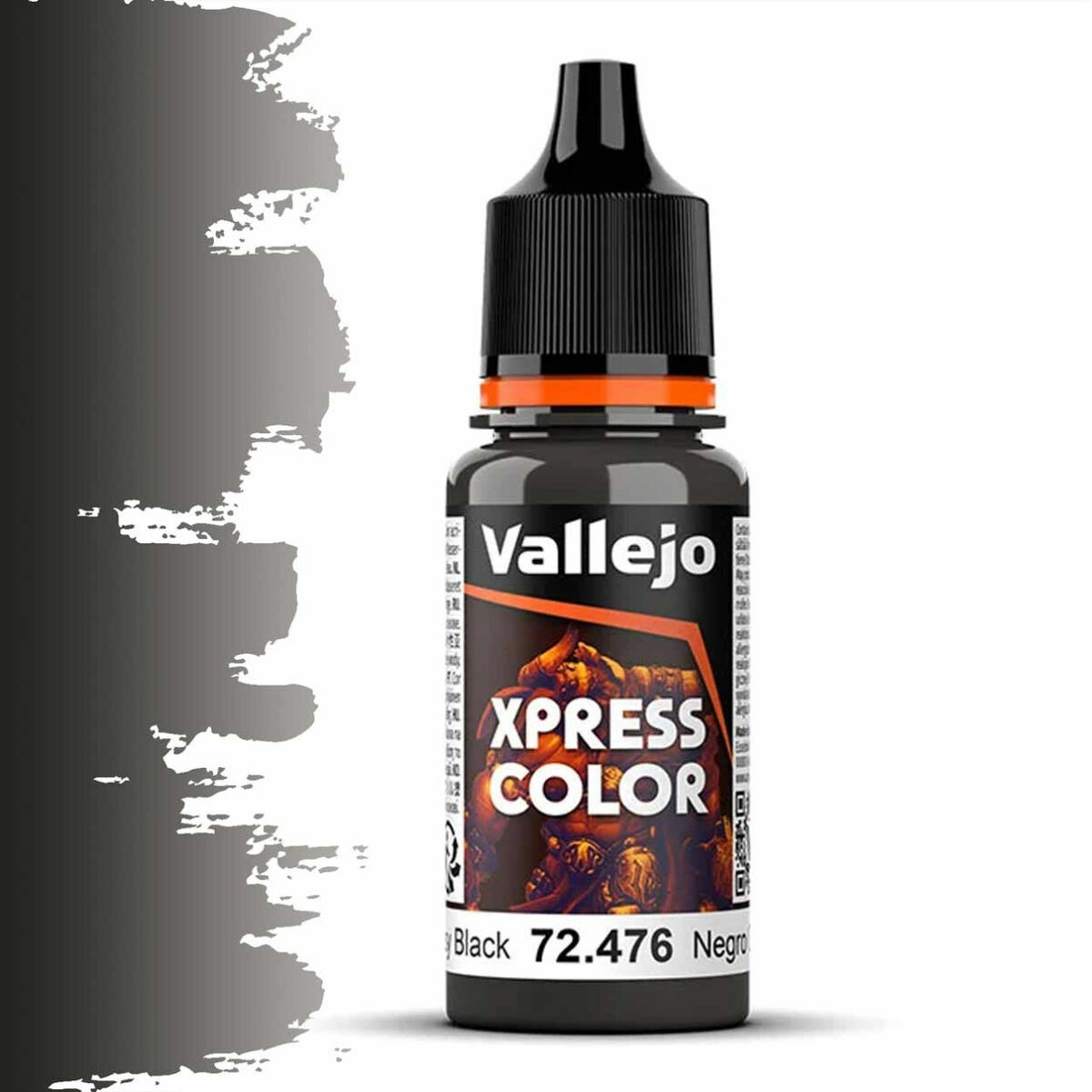 72476 Vallejo Акриловая краска Xpress Color Жирный чёрный / Greasy Black