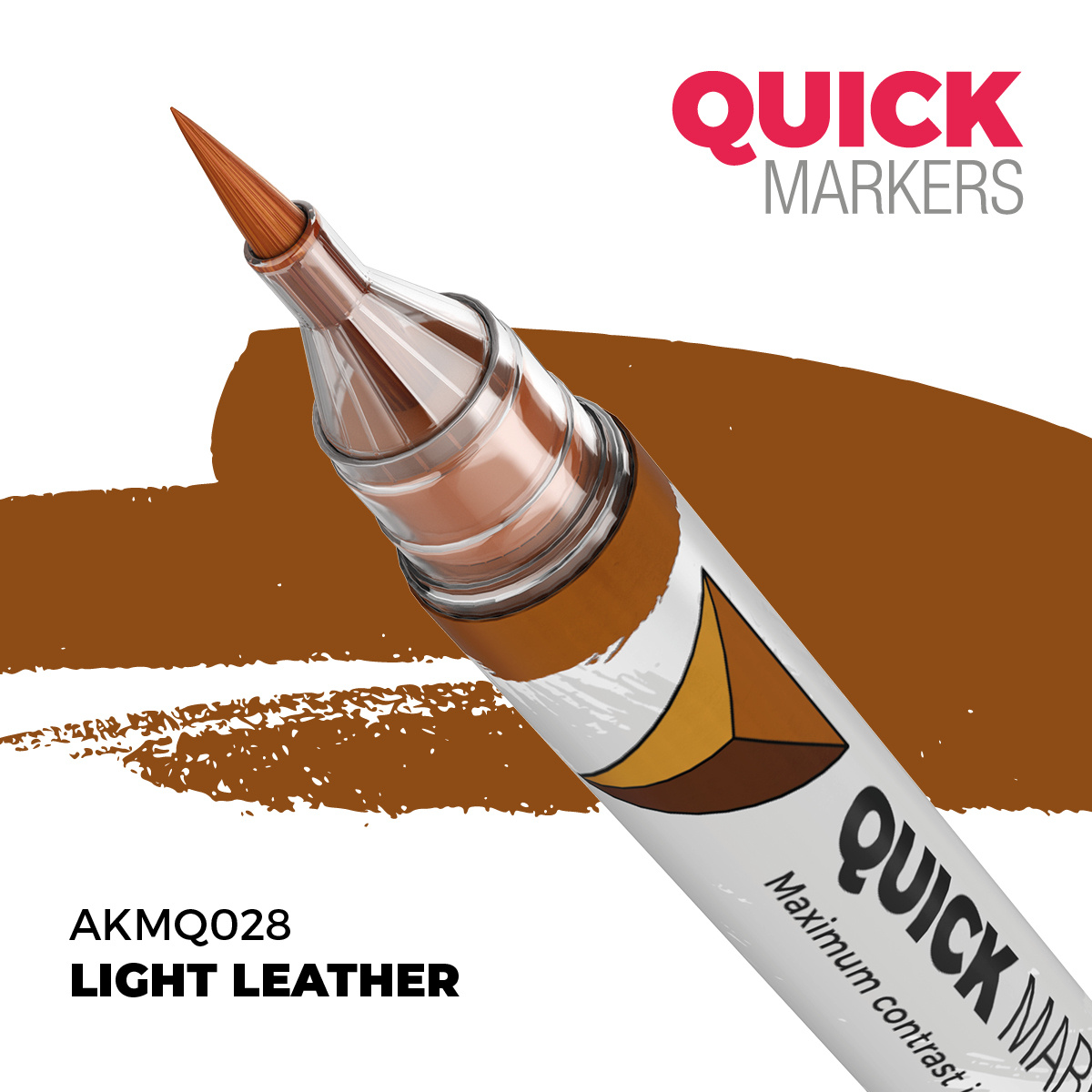 AKMQ028 AK Interactive Маркер QUICK MARKER - Светлая кожа / Light Leather