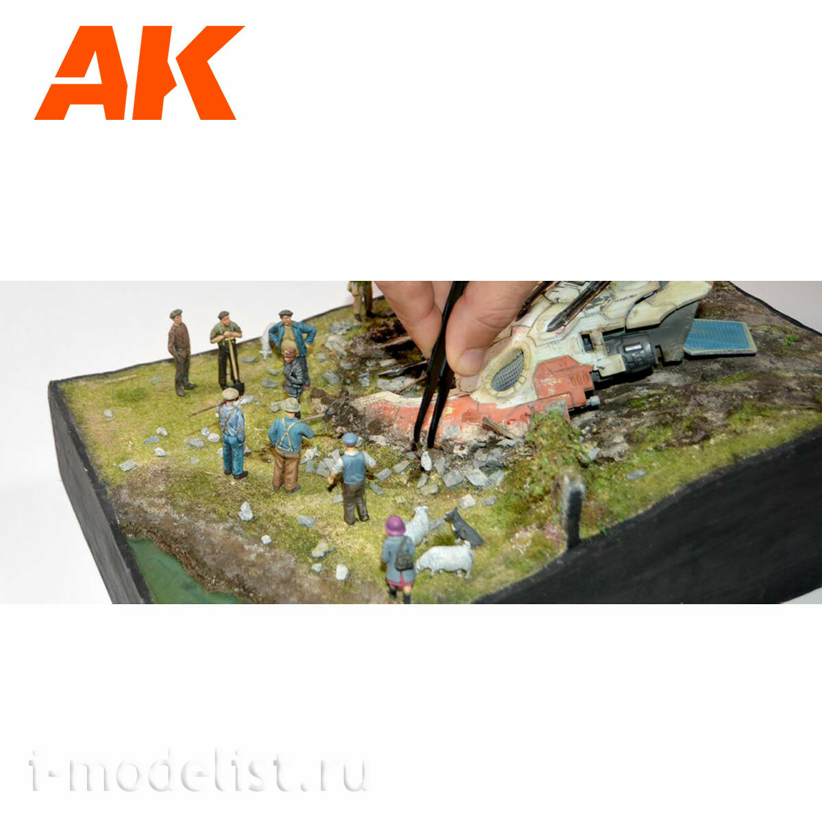 AK8258 AK Interactive Природные камни среднего размера