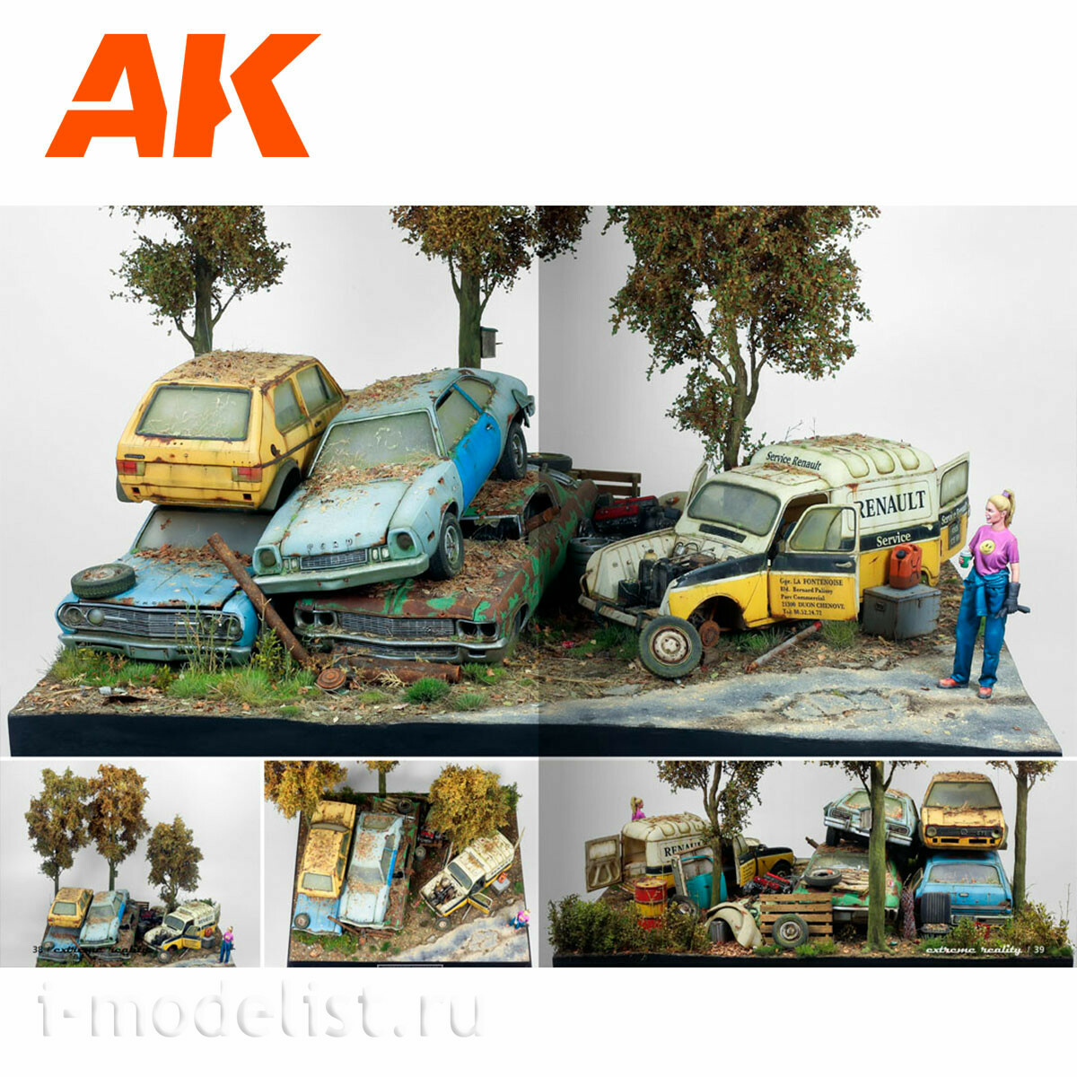 AK529 AK Interactive Книга EXTREME REALITY 5 – THE BEAUTY OF OLD & WEATHERED / Экстремальная реальность 5 - Красота старины и везеринга