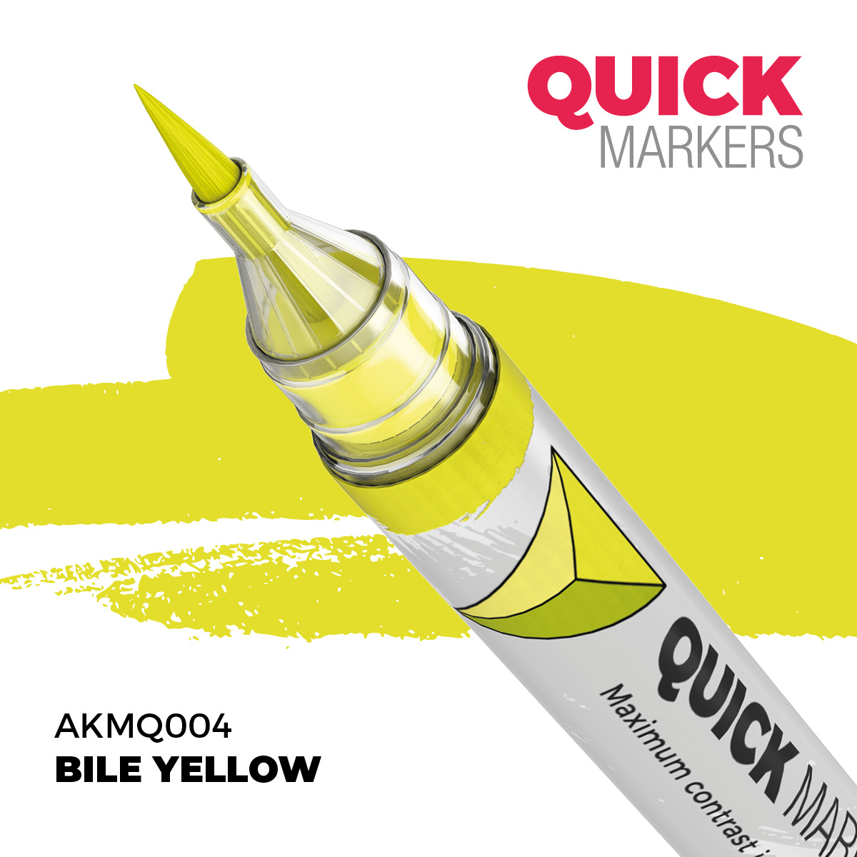 AKMQ004 AK Interactive Маркер QUICK MARKER - Желчь жёлтая / Bile Yellow
