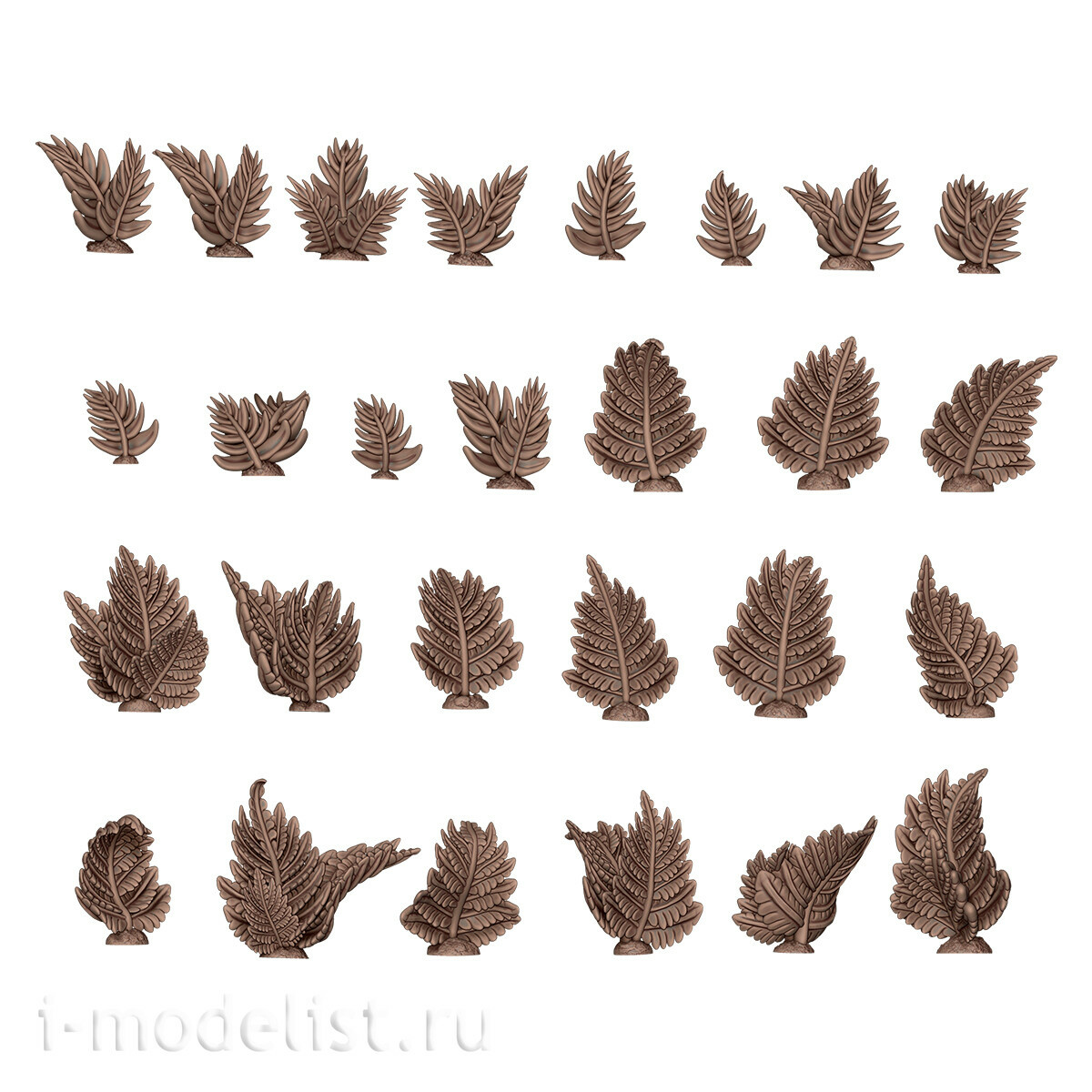 AKBIT0007 AK Interactive 3D-печать BASING BITS Папоротник / Fern
