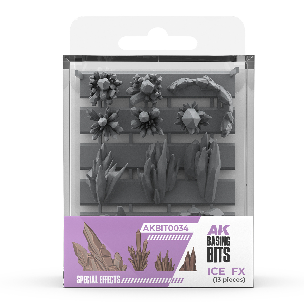 AKBIT0034 AK Interactive 3D-печать BASING Эффекты льда / Ice FX