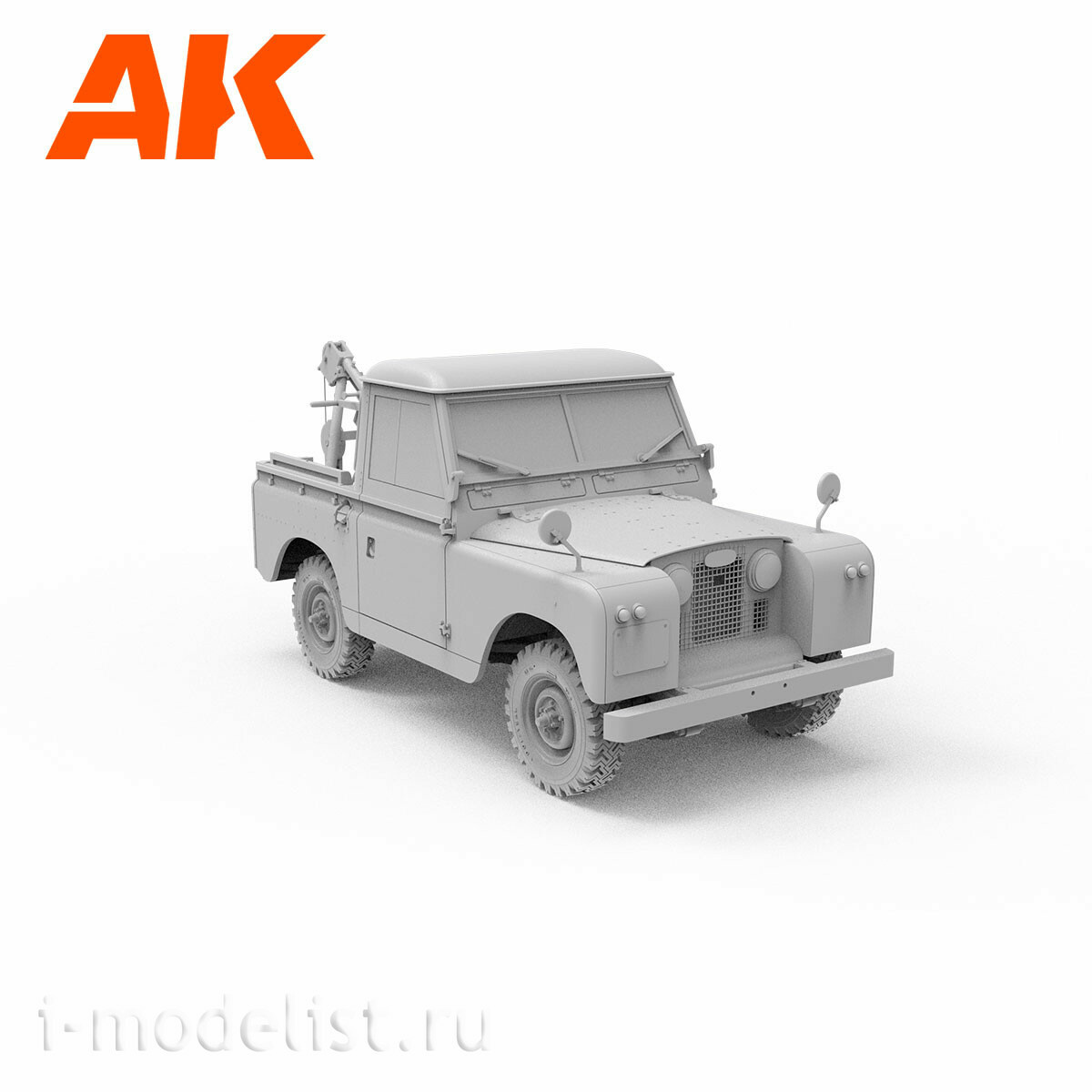 AK35014 AK Interactive 1/35 Внедорожник Land Rover 88 Series IIA Кран-эвакуатор