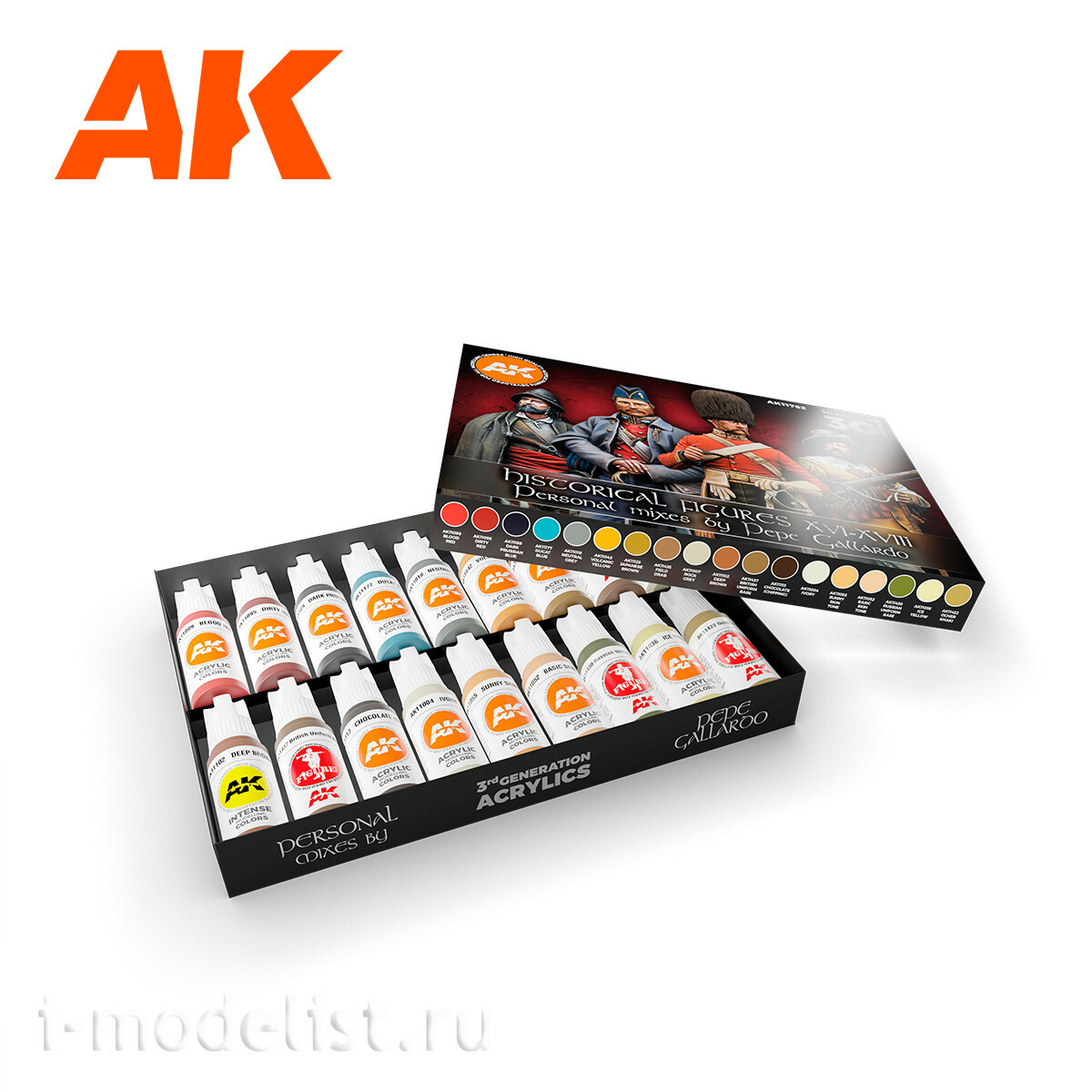 AK11762 AK Interactive Набор акриловых красок 