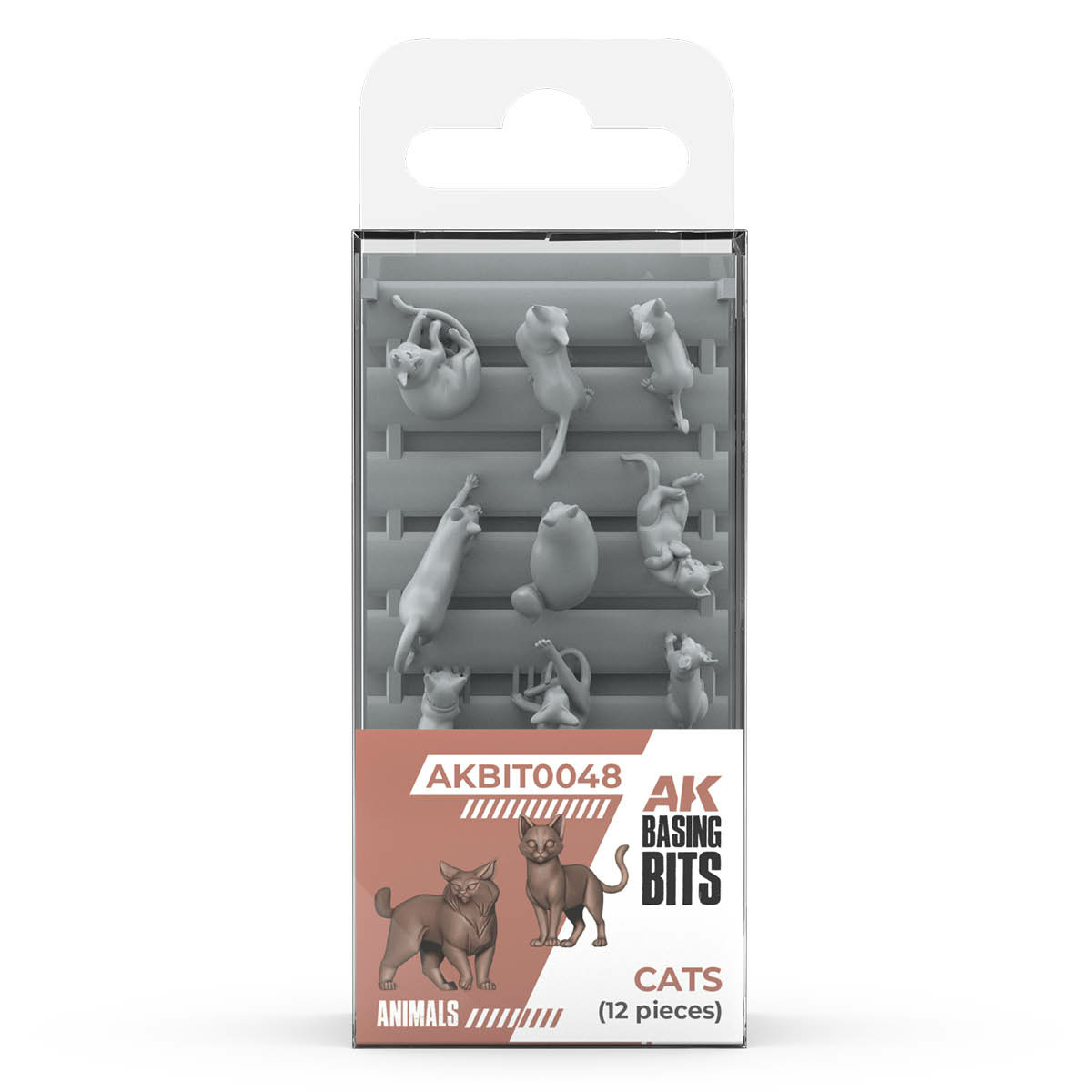 AKBIT0048 AK Interactive 3D-печать BASING BITS Кошки / Cats