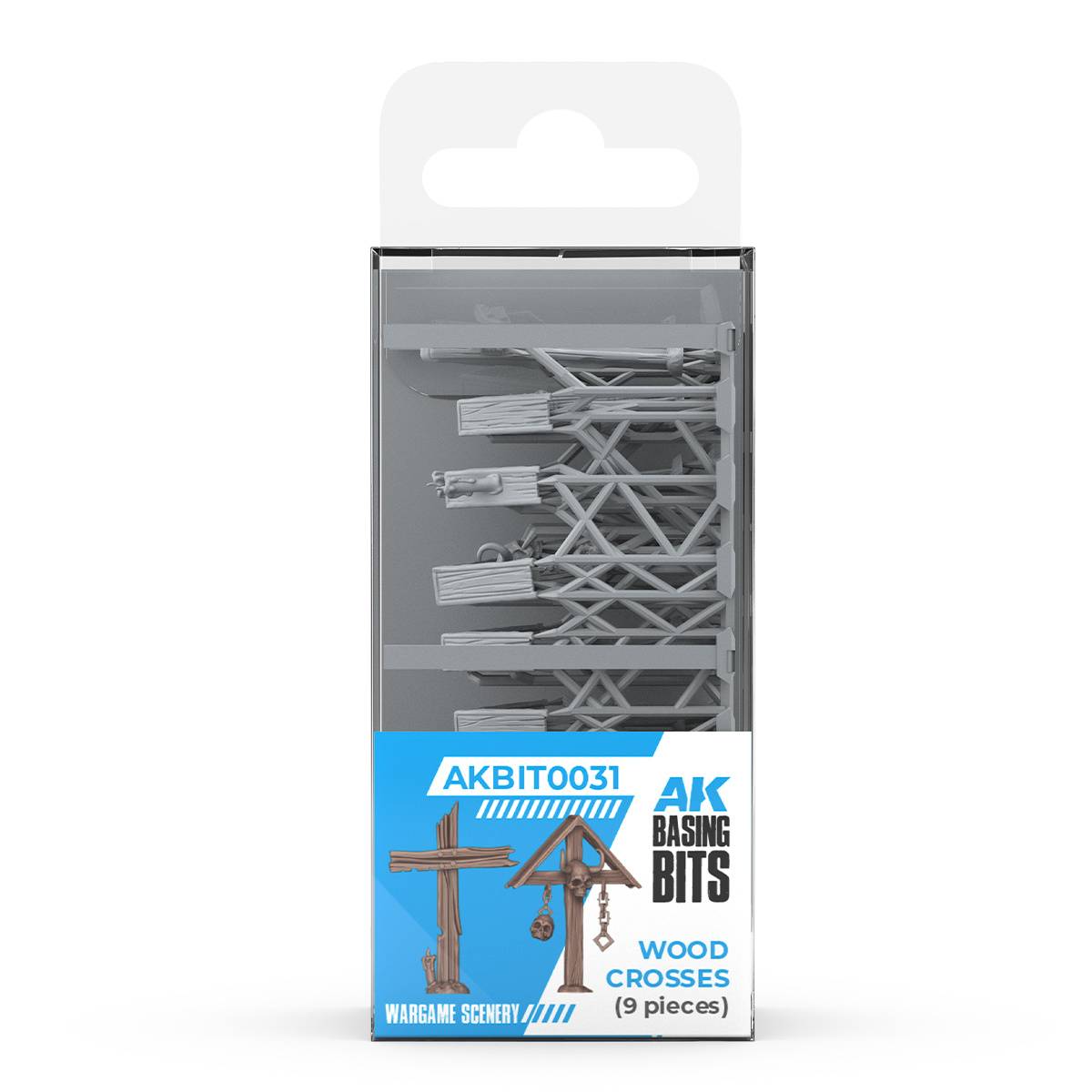 AKBIT0031 AK Interactive 3D-печать BASING Деревянные кресты / Wood Crosses