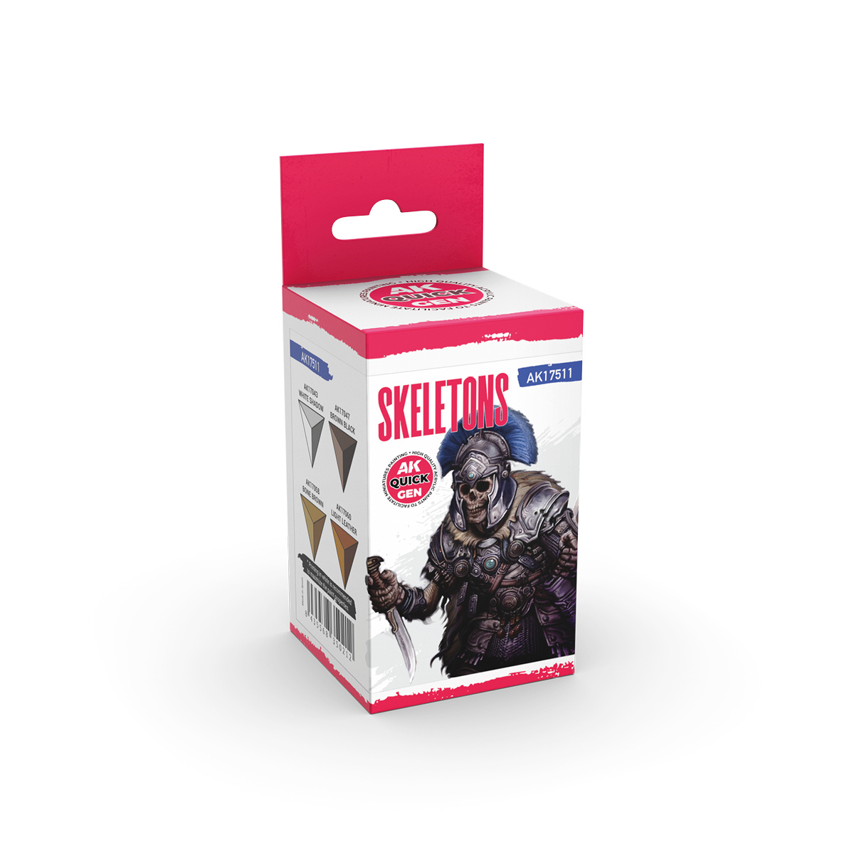 AK17511 AK Interactive Набор красок QUICK GEN - Скелеты / SKELETONS