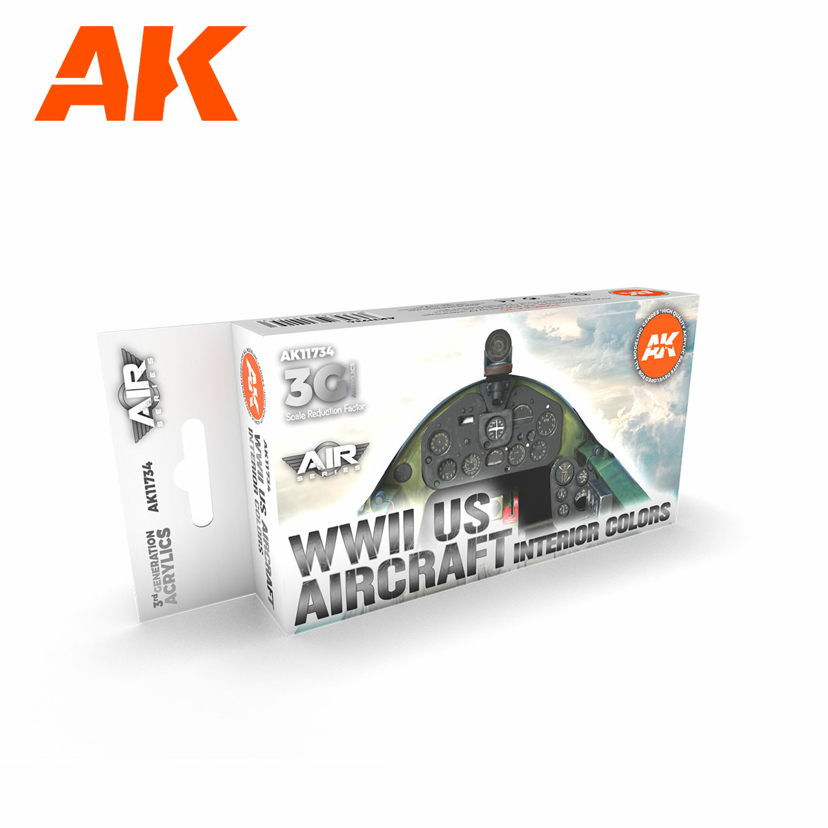AK11734 AK Interactive Набор акриловых красок 