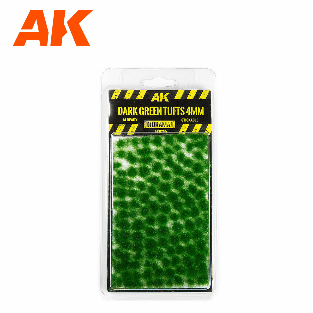 AK8245 AK Interactive Темно-зеленый пучки травы 4 мм