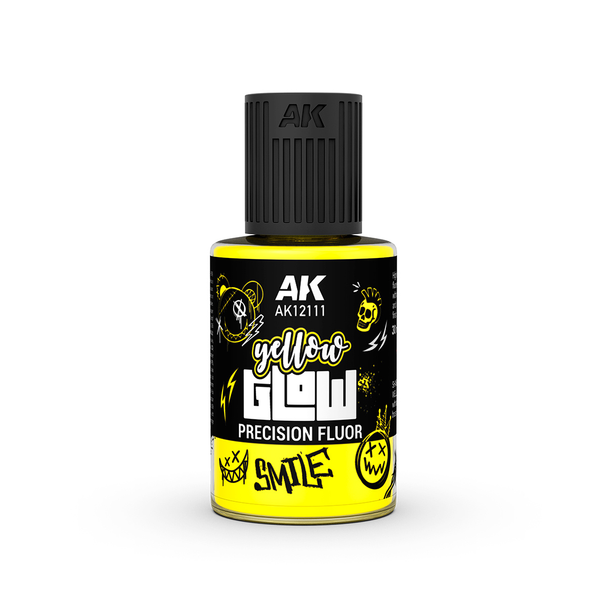 AK12111 AK Interactive Жёлтый флуоресцентный эффект / Yellow Glow Precision Fluor