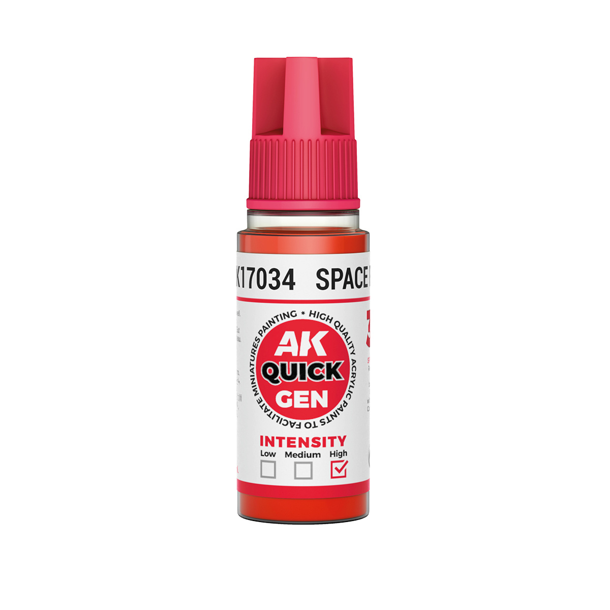 AK17034 AK Interactive Краска акриловая QUICK GEN - Космический красный / SPACE RED