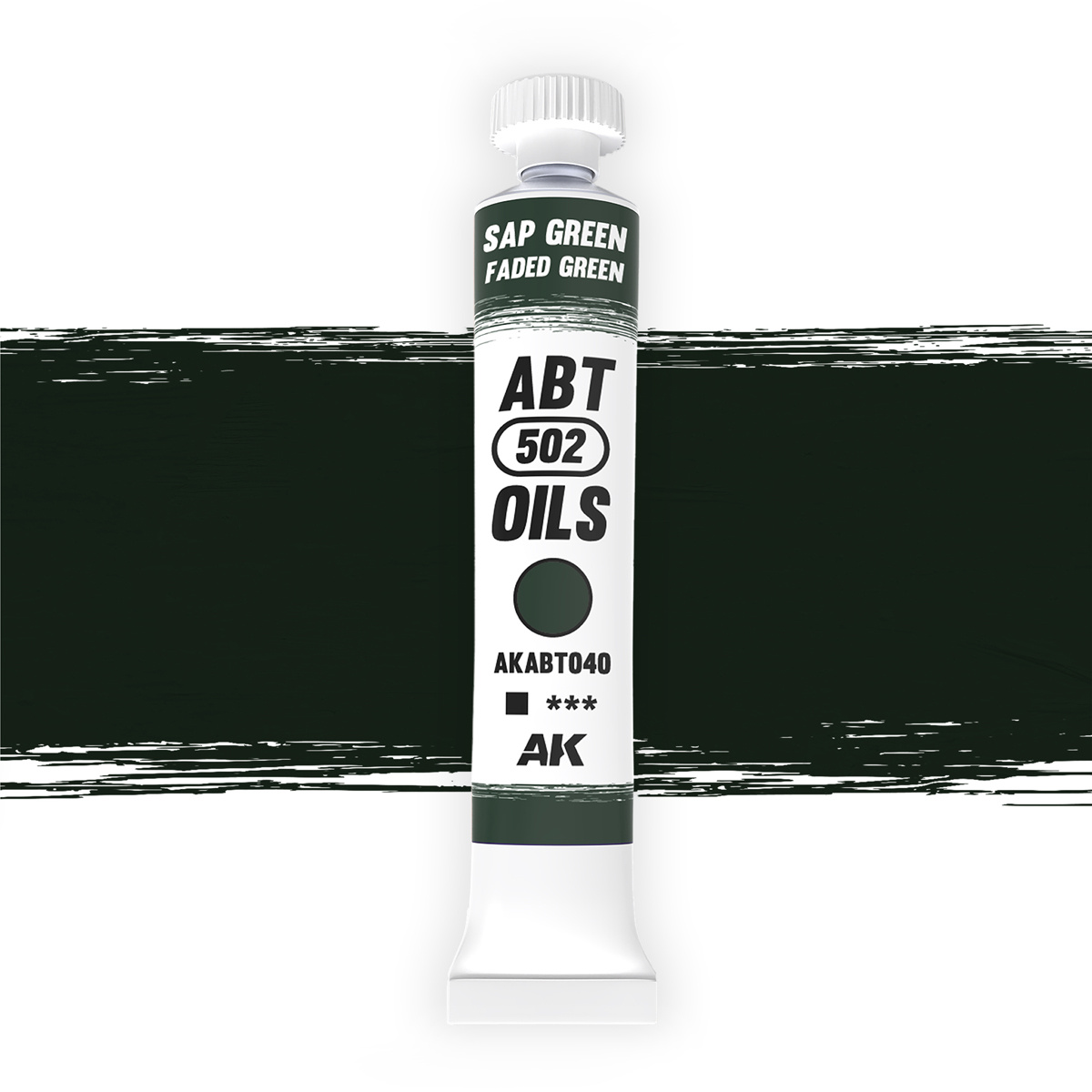 AKABT040 Abteilung 502 Масляная краска Зелёный сок/Блекло-зелёный / Sap Green/Faded Green