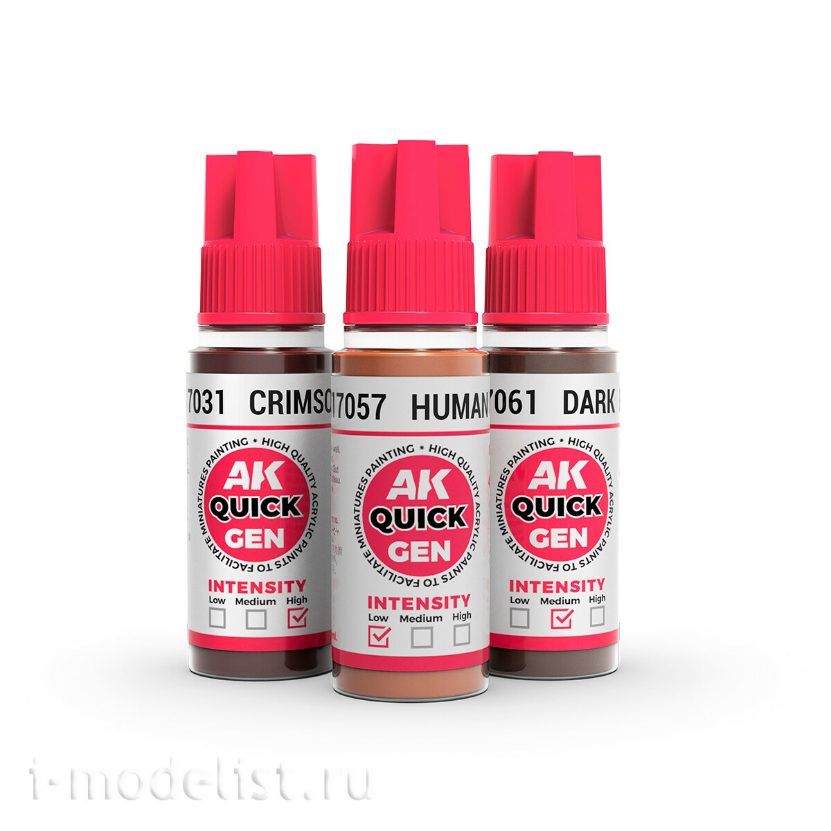 AK17526 AK Interactive Набор красок для окрашивания тонов кожи / PAINTING SKIN TONES >> MADE EASY << BY CALVIN TAN