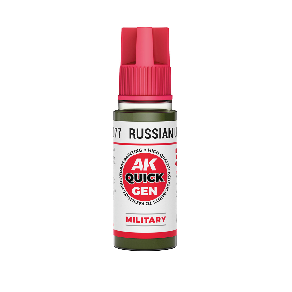 AK17077 AK Interactive Краска акриловая QUICK GEN - Русская униформа / RUSSIAN UNIFORM
