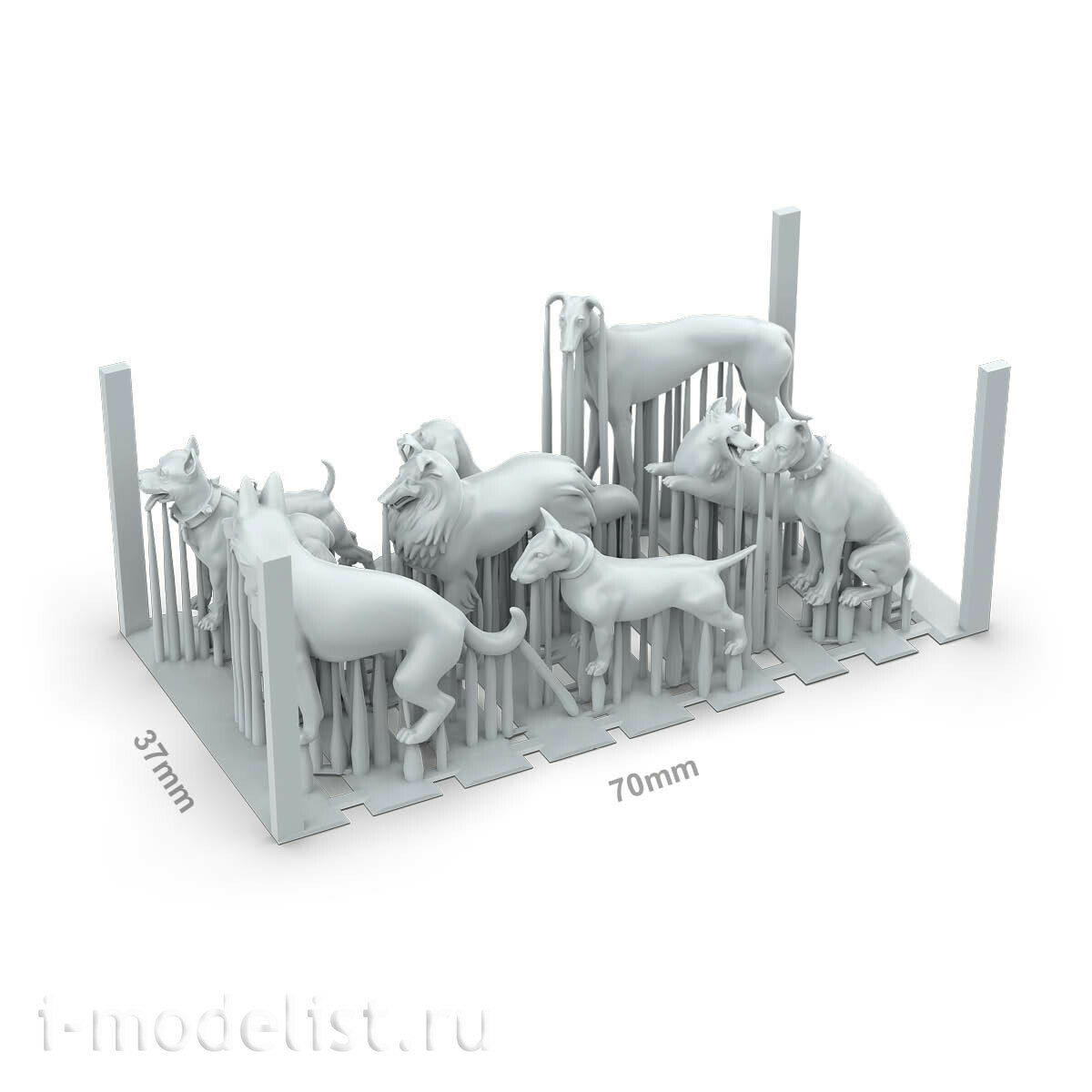 AKBIT0047 AK Interactive 3D-печать BASING BITS Собаки / Dogs