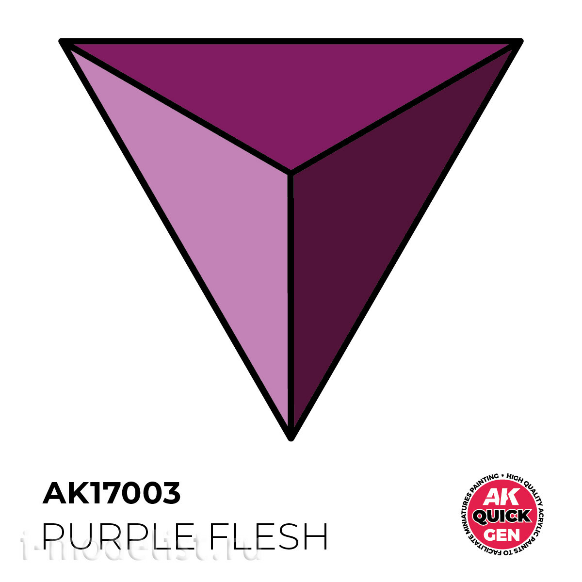 AK17003 AK Interactive Краска акриловая QUICK GEN - Фиолетовая плоть / PURPLE FLESH